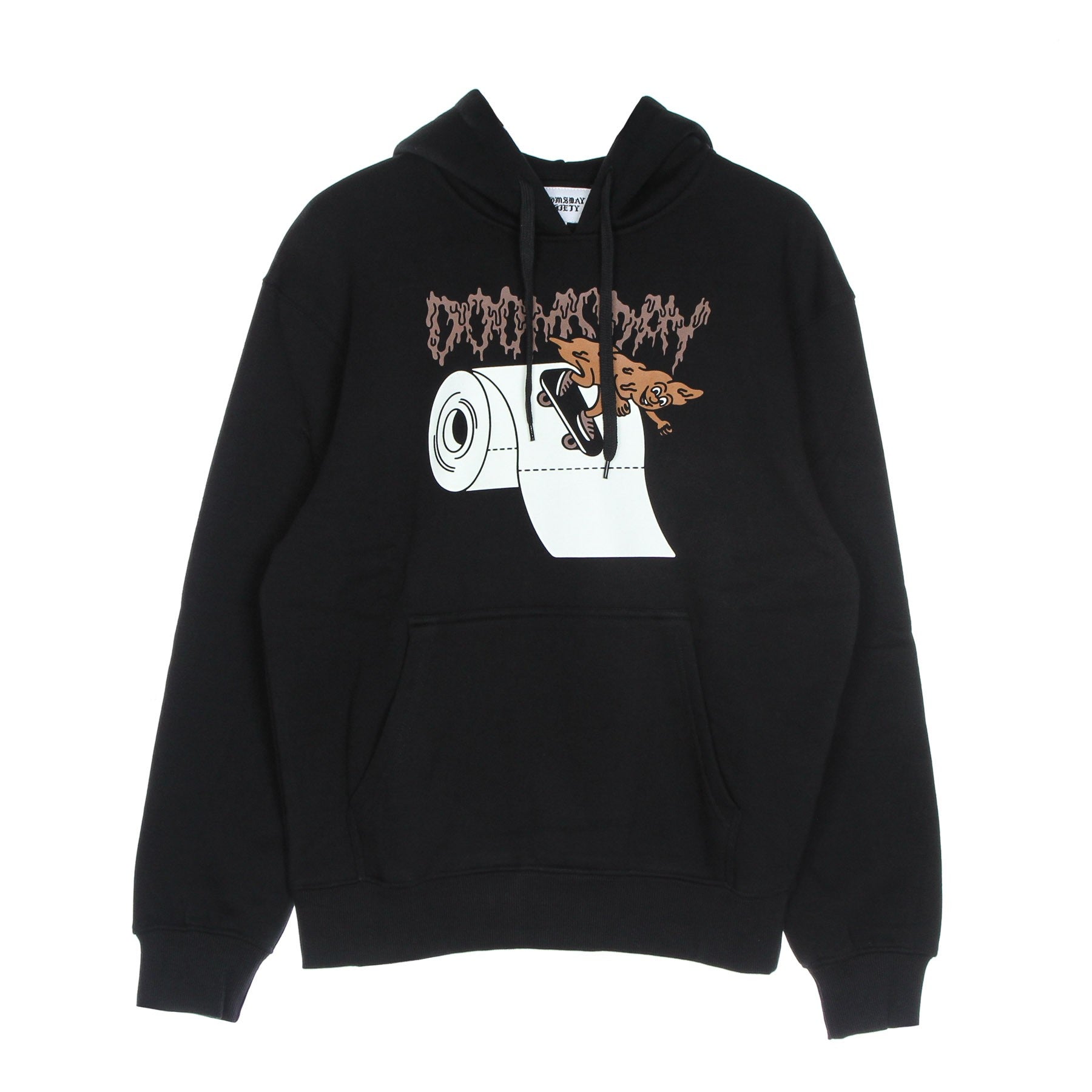 Doomsday Droploaf Hd Black Men's Hoodie In Black