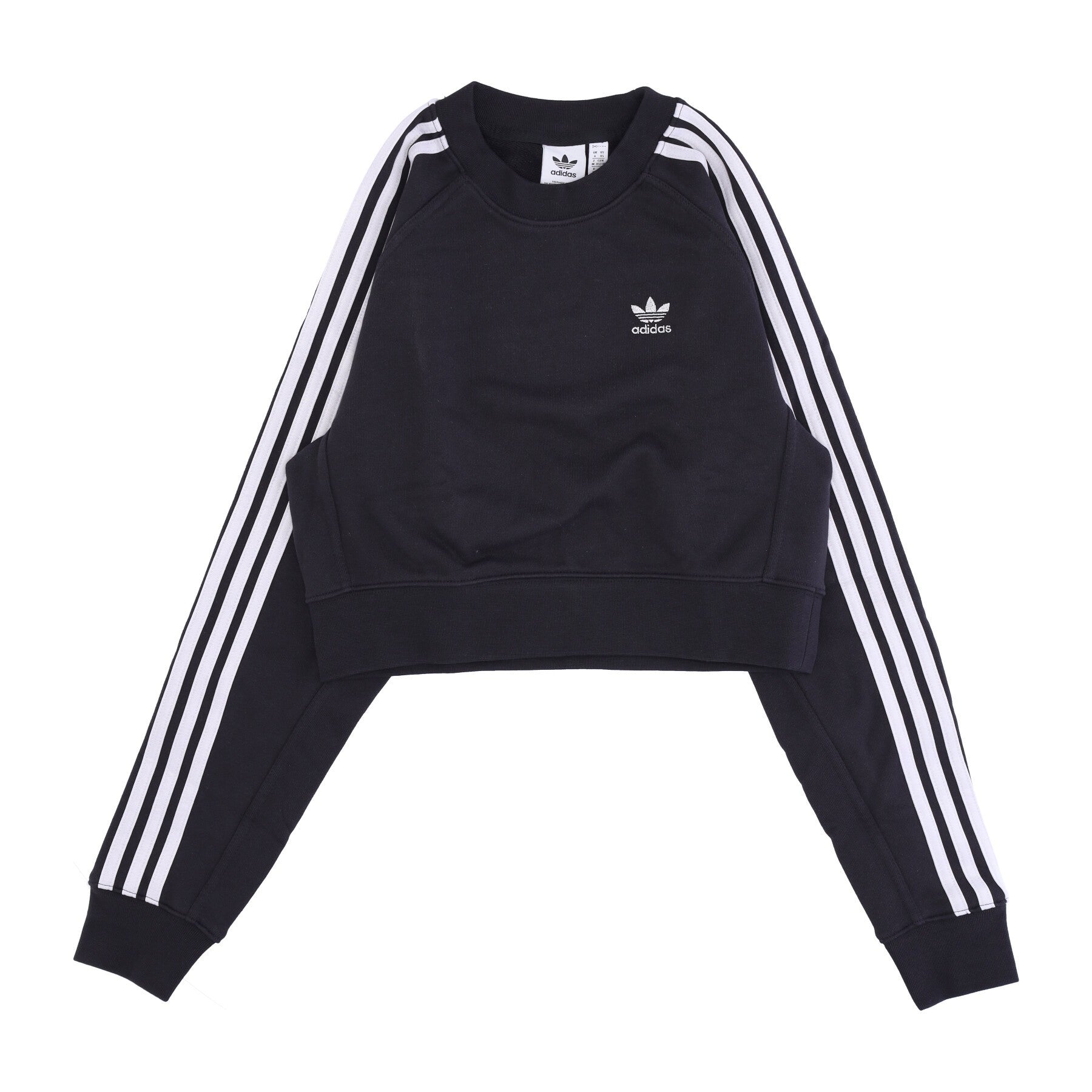 Adicolor Sweatshirt Women's Cropped Lightweight Crew Neck Sweatshirt