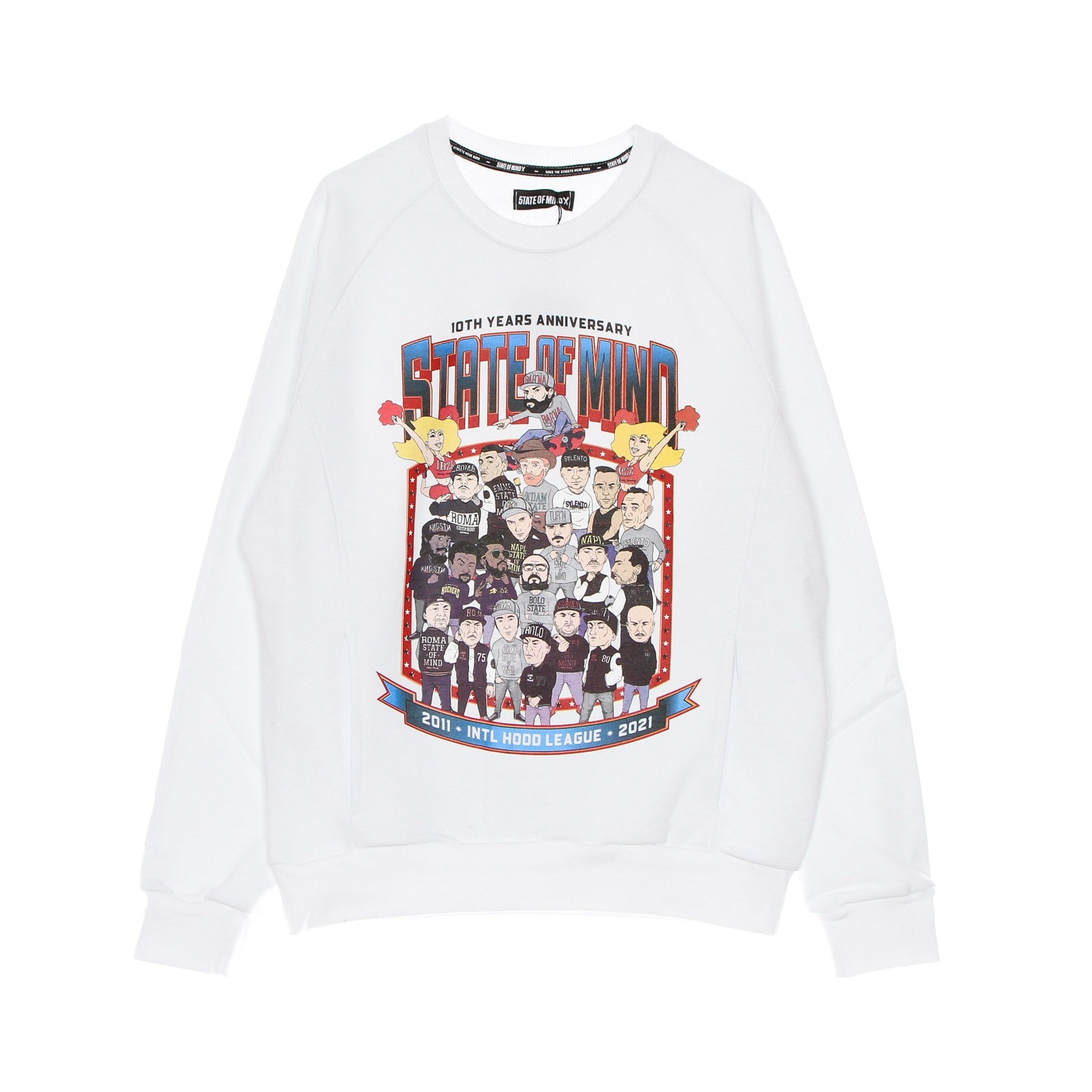 Men's Crewneck Sweatshirt 10th Years Anniversary League Crewneck