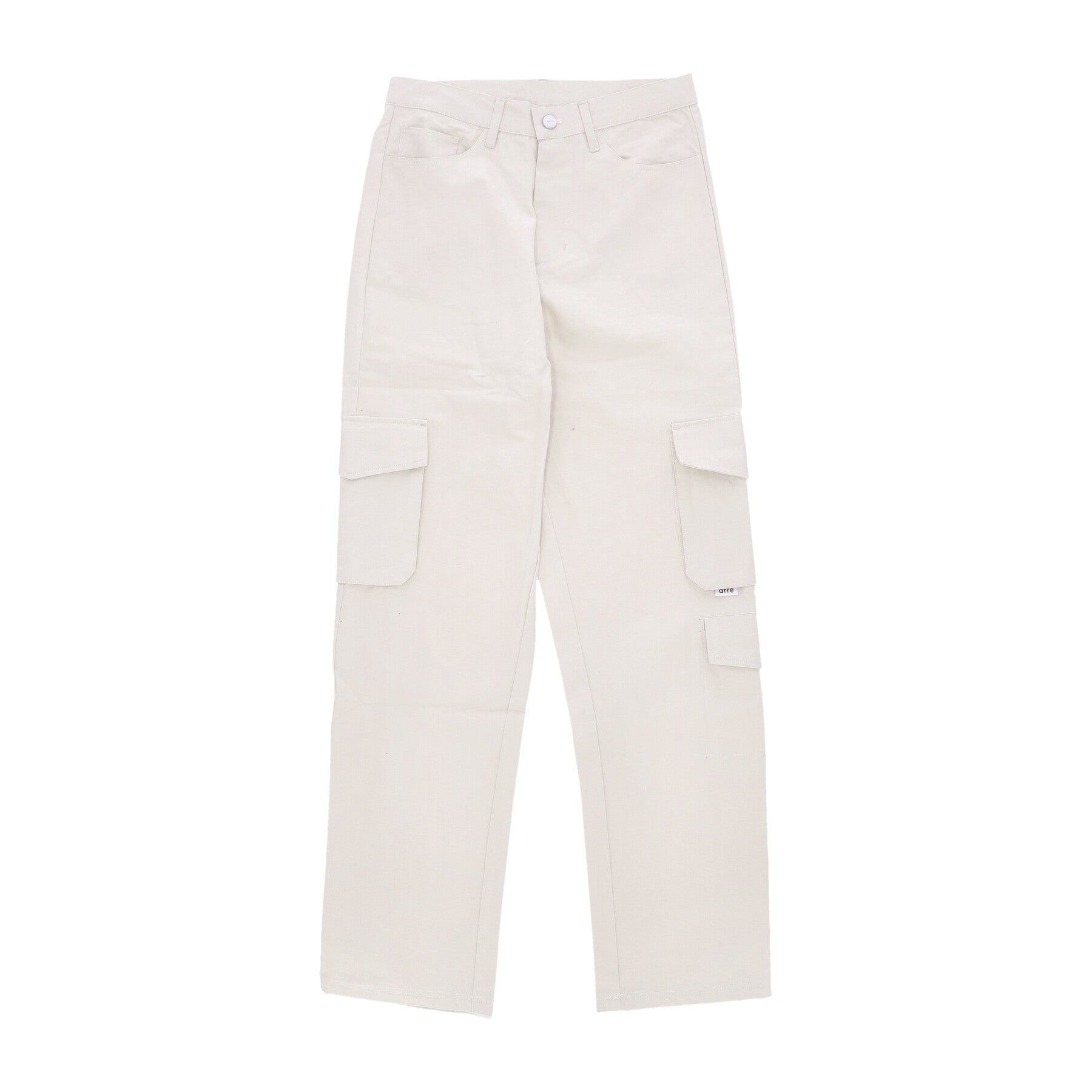 Arte Long Men's Porter Double Pocket Pants Cream In Gray