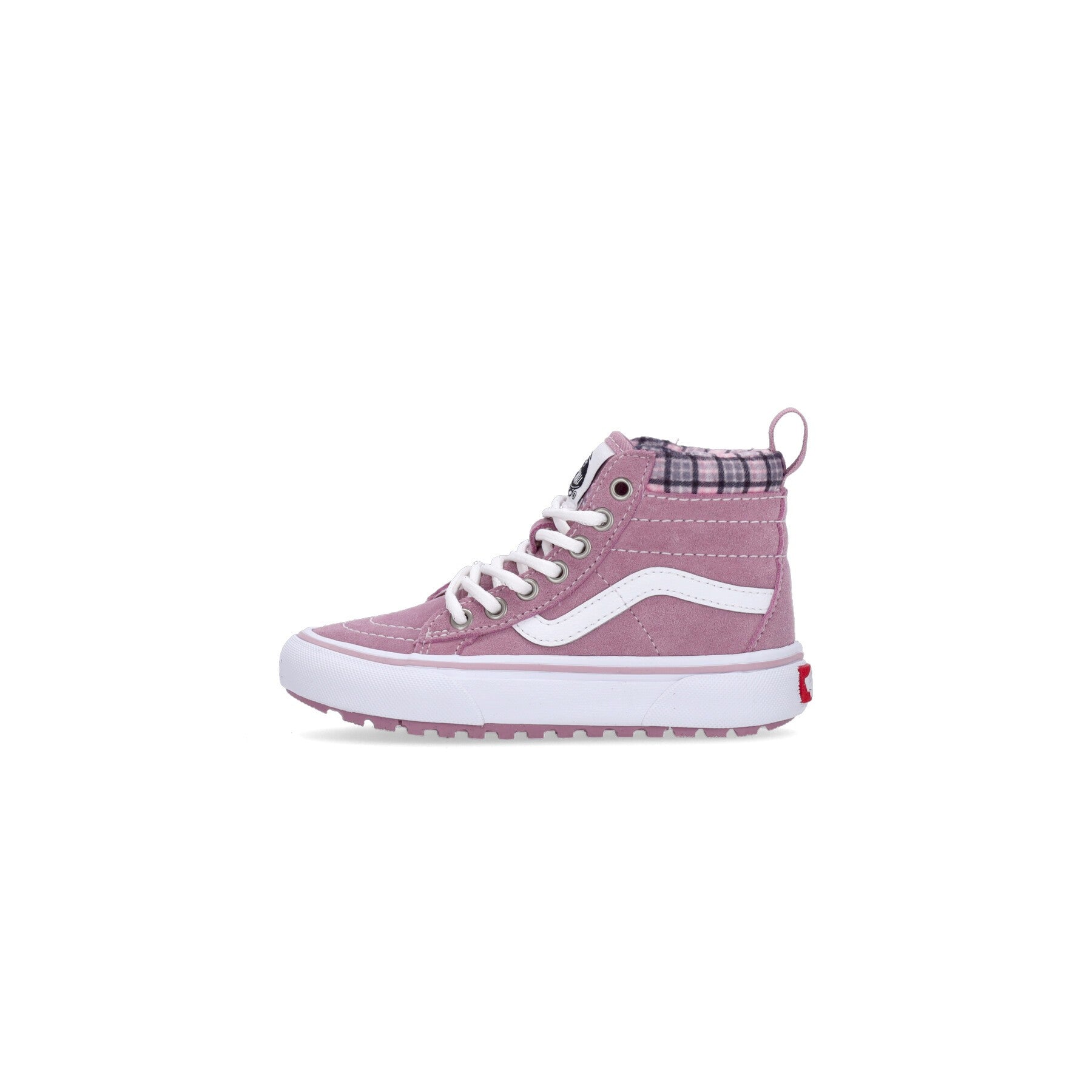 High Shoe Girl Sk8-hi Mte-1 Plaid Lilas