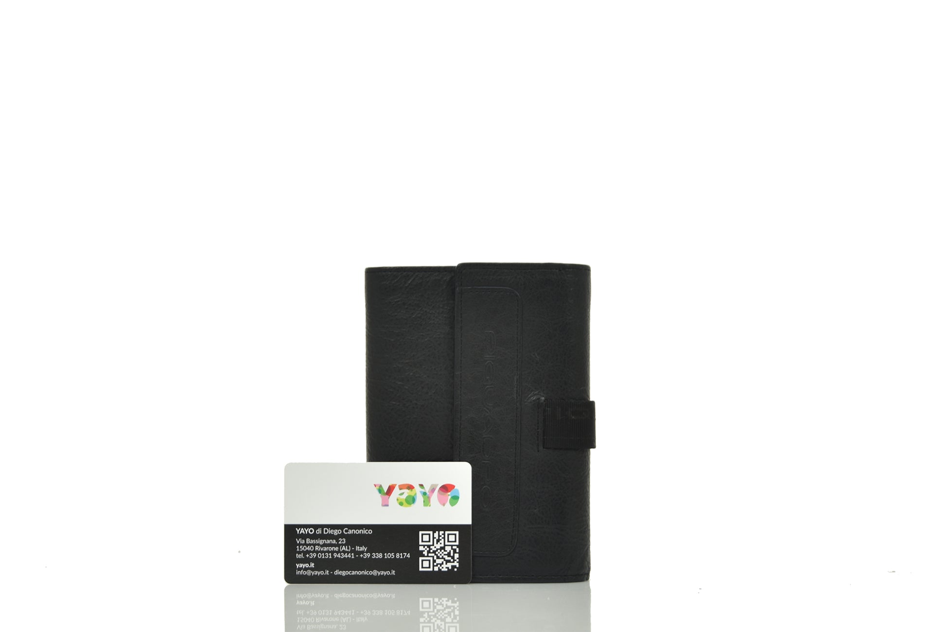 Piquadro Trifold Wallet Women Leather and Fabric Mod