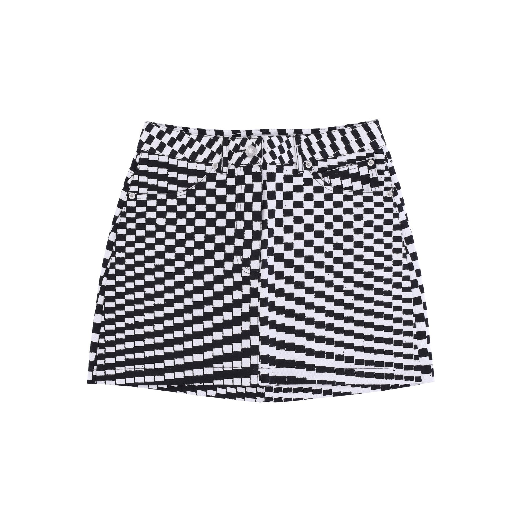 Obey Exie Mini Skirt Women's Short Skirt Black Multi