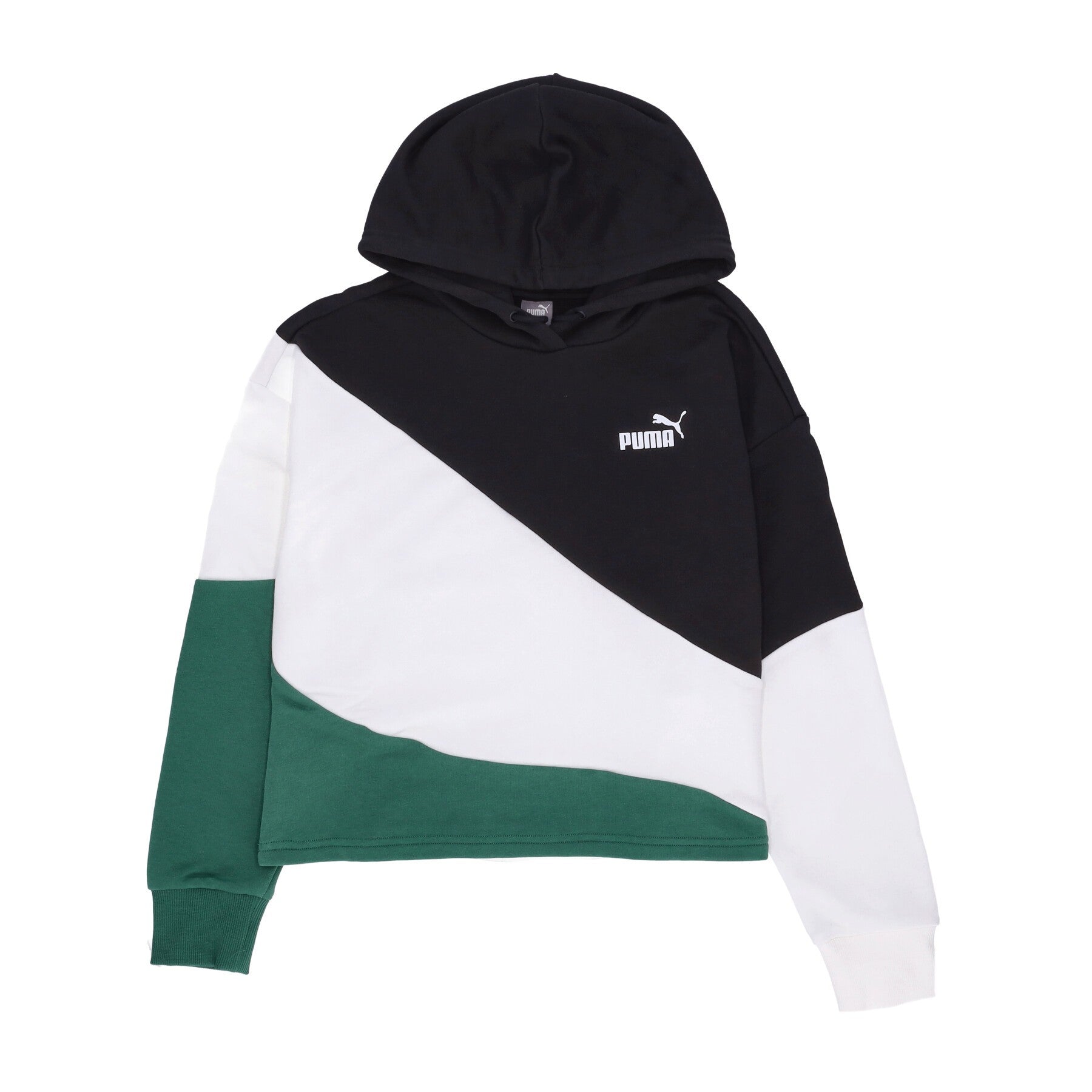 Women's Lightweight Cropped Hoodie Power Cat Hoodie