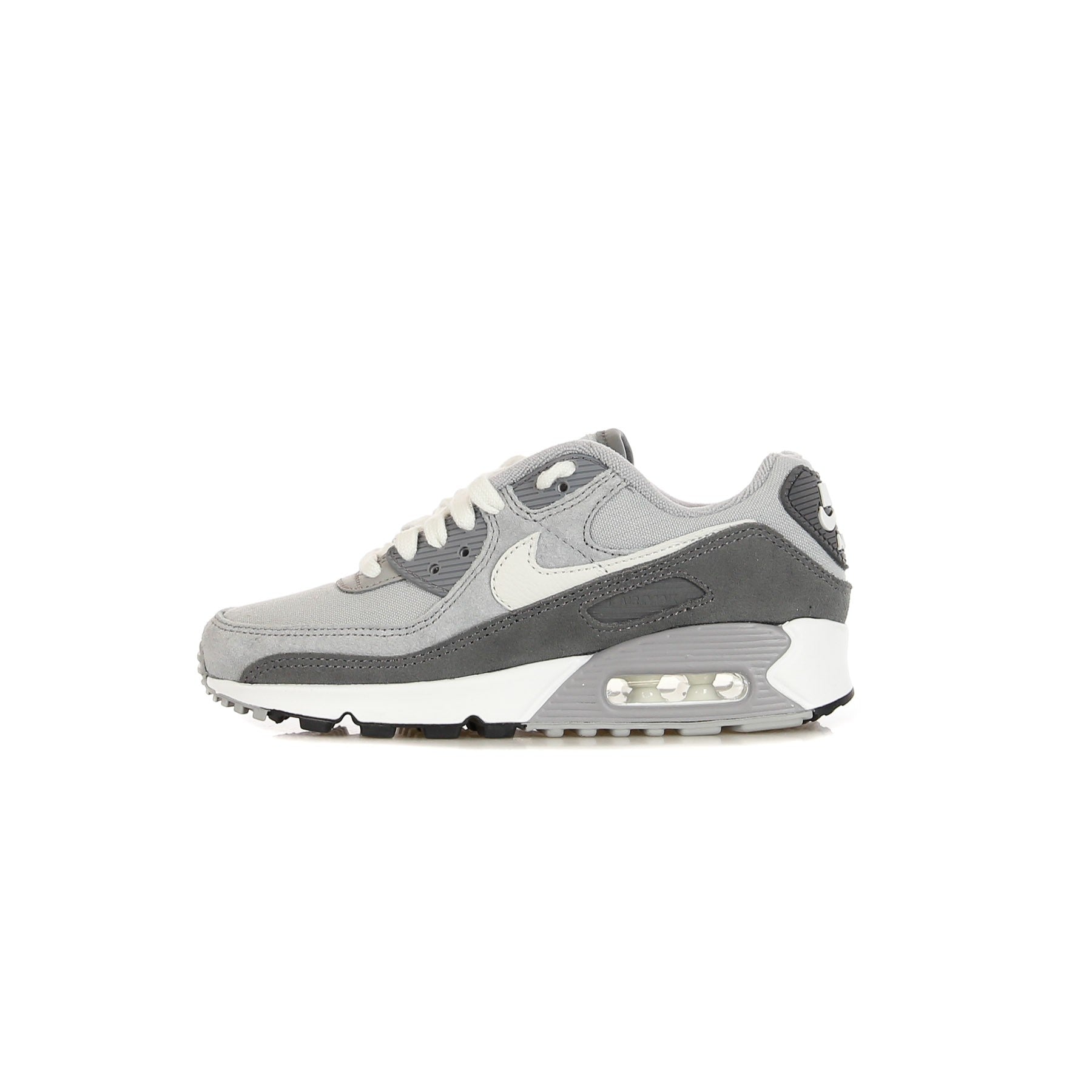 Air Max 90 Premium Lt Smoke Grey/white/particle Grey. Low Mens Shoe