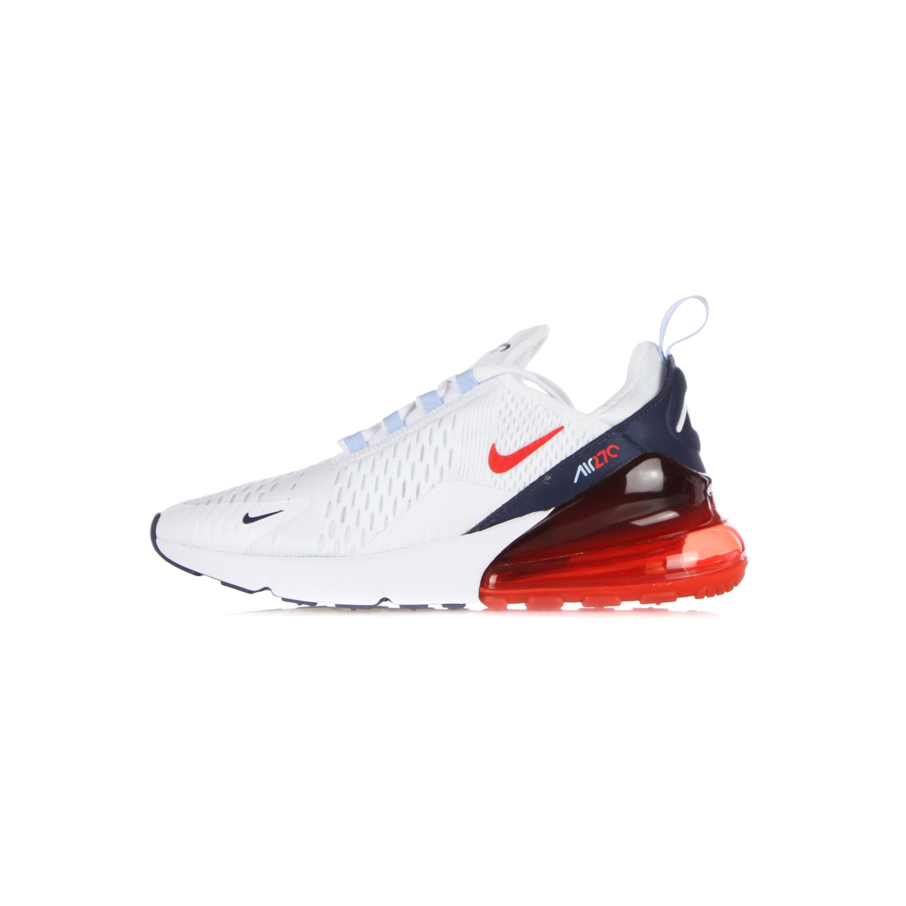 Scarpa Bassa Uomo Air Max 270 White/chile Red/midnight Navy