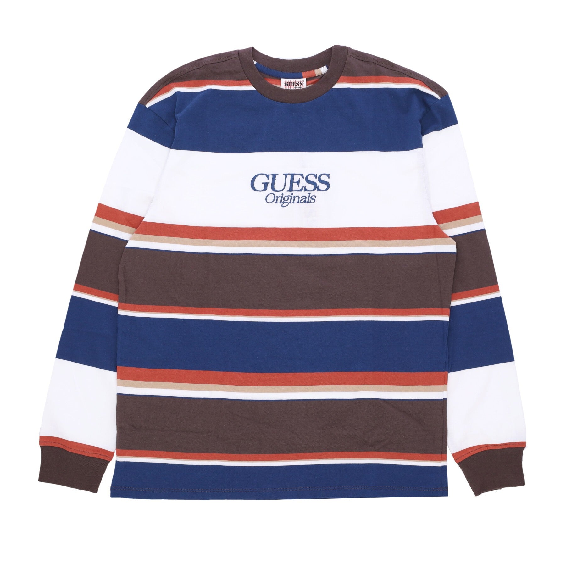 Go Denton Men's Long Sleeve T-Shirt Stripe L s Tee multi
