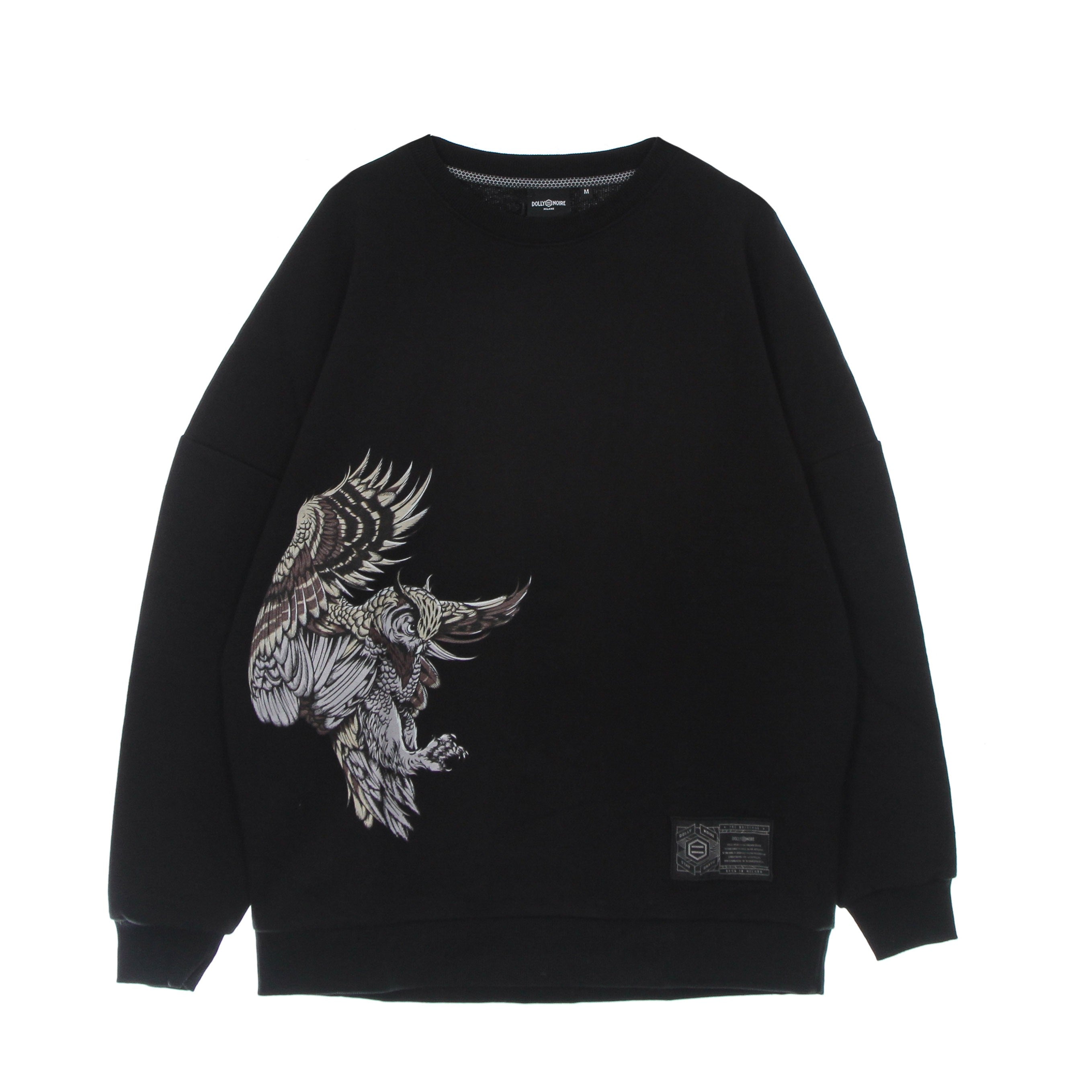 Men's Lightweight Crewneck Sweatshirt Golden Owl Crewneck