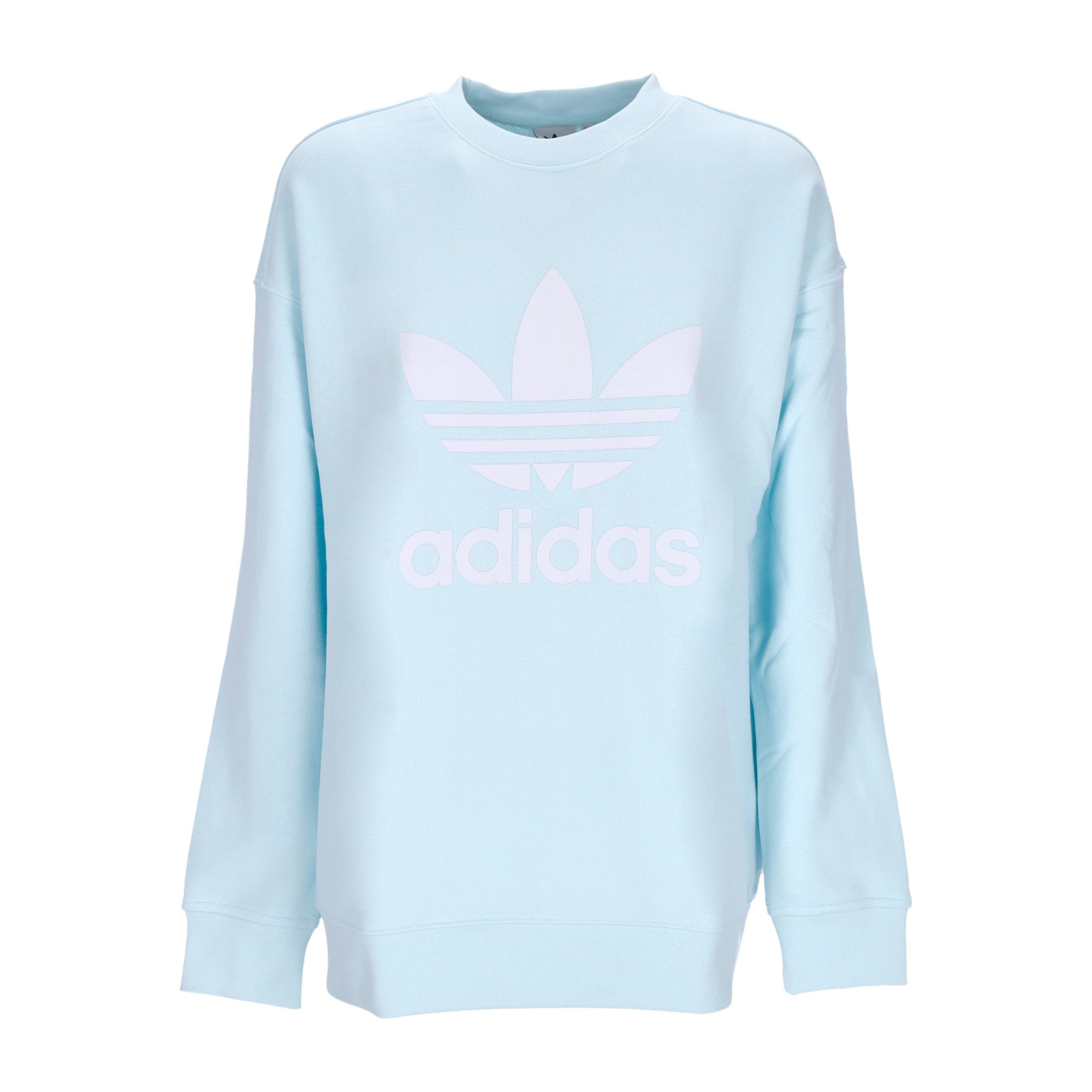 Women's Lightweight Crewneck Sweatshirt Trefoil Crew Sweat Almost
