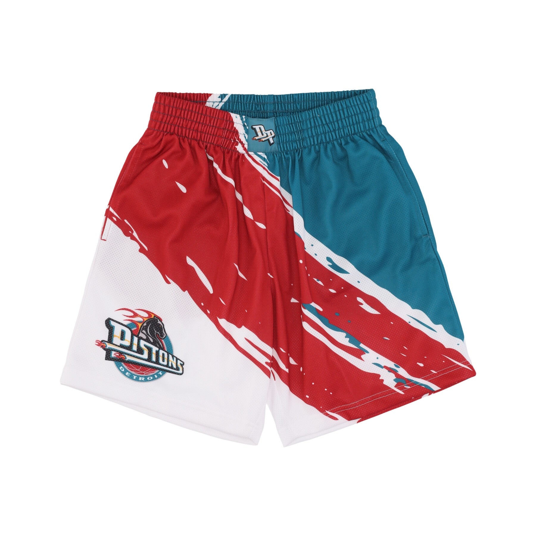 Men's Basketball Shorts Nba Paint Brush Sublimated Mesh Short Detpis Multi