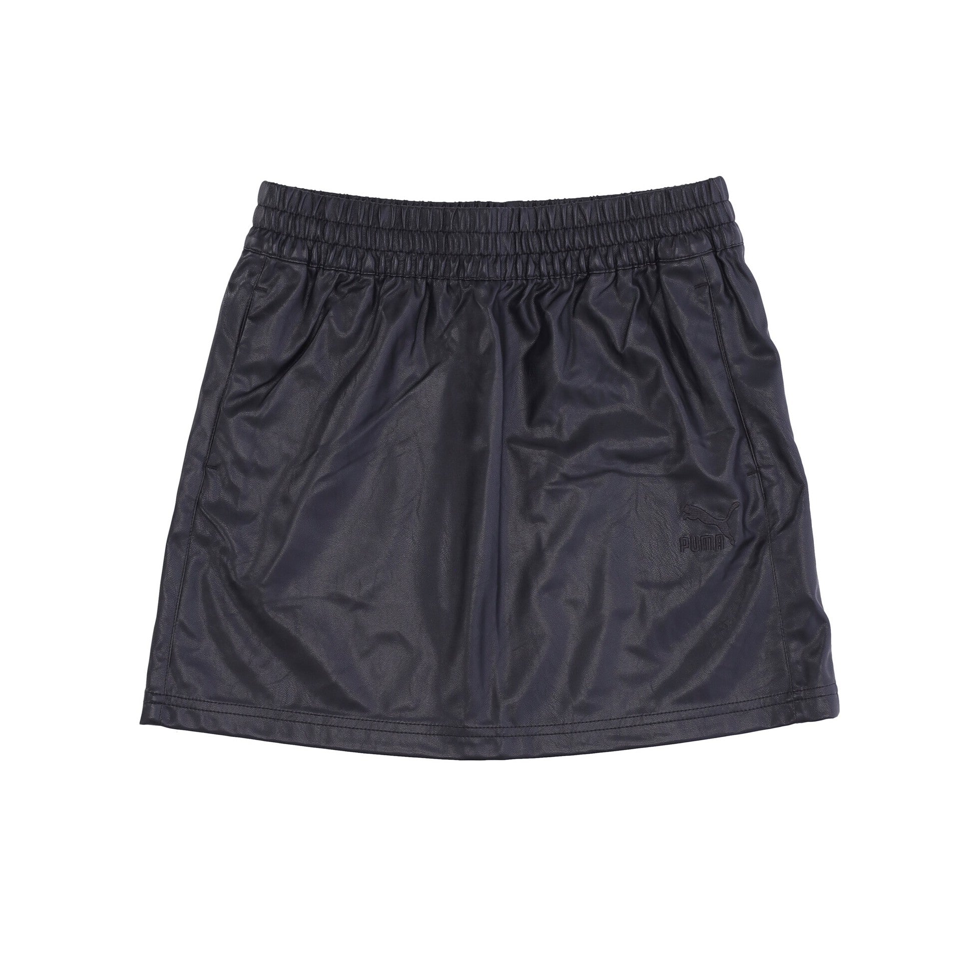 Short Skirt Women T7 Faux Leather Mini Skirt