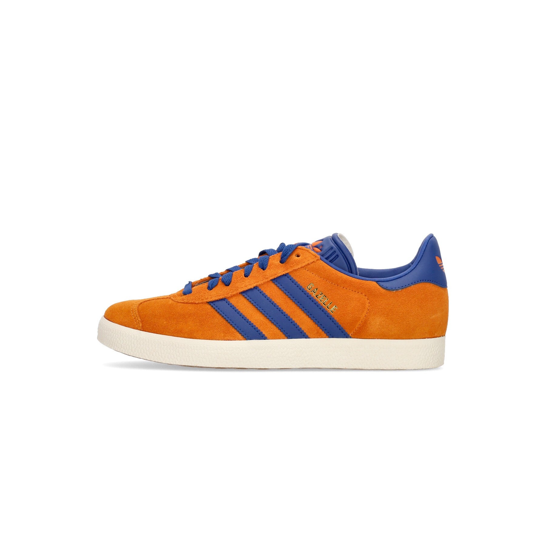 Adidas Originals Gazelle Low-top Suede Sneakers In Bold Orange/royal Blue/core White