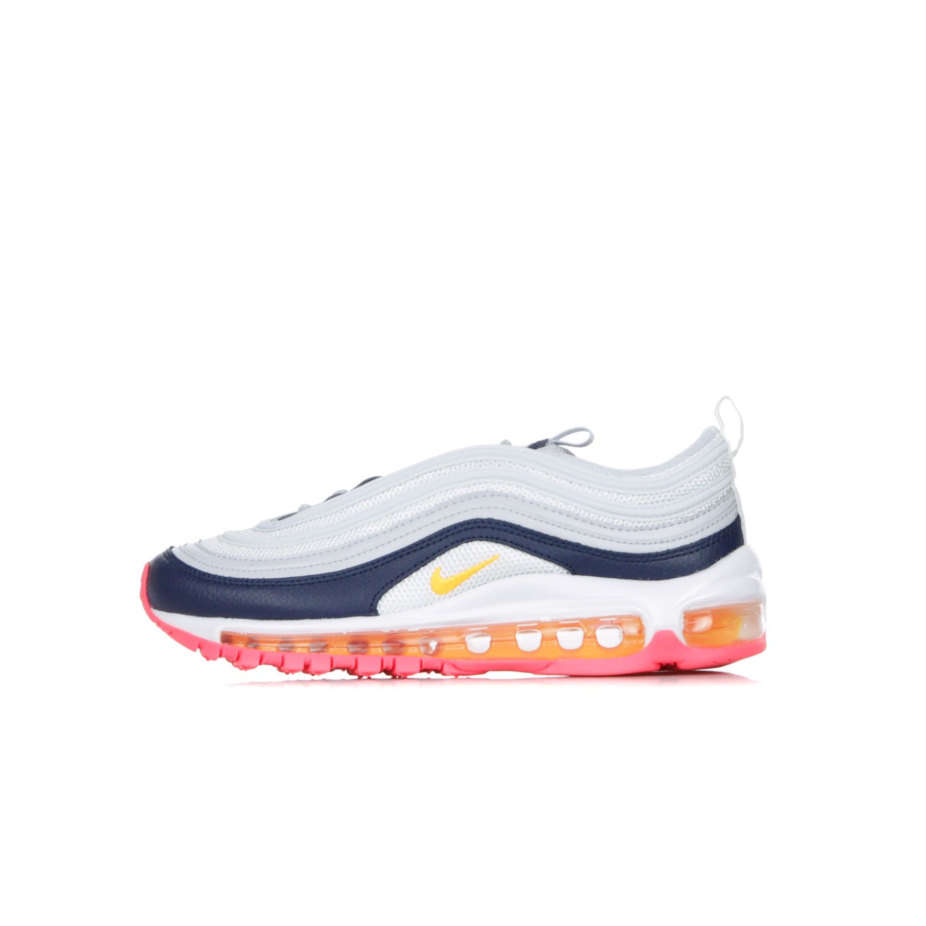 Scarpa Bassa Donna W Air Max 97 Pure Paltinum/laser Orange/midnight Navy