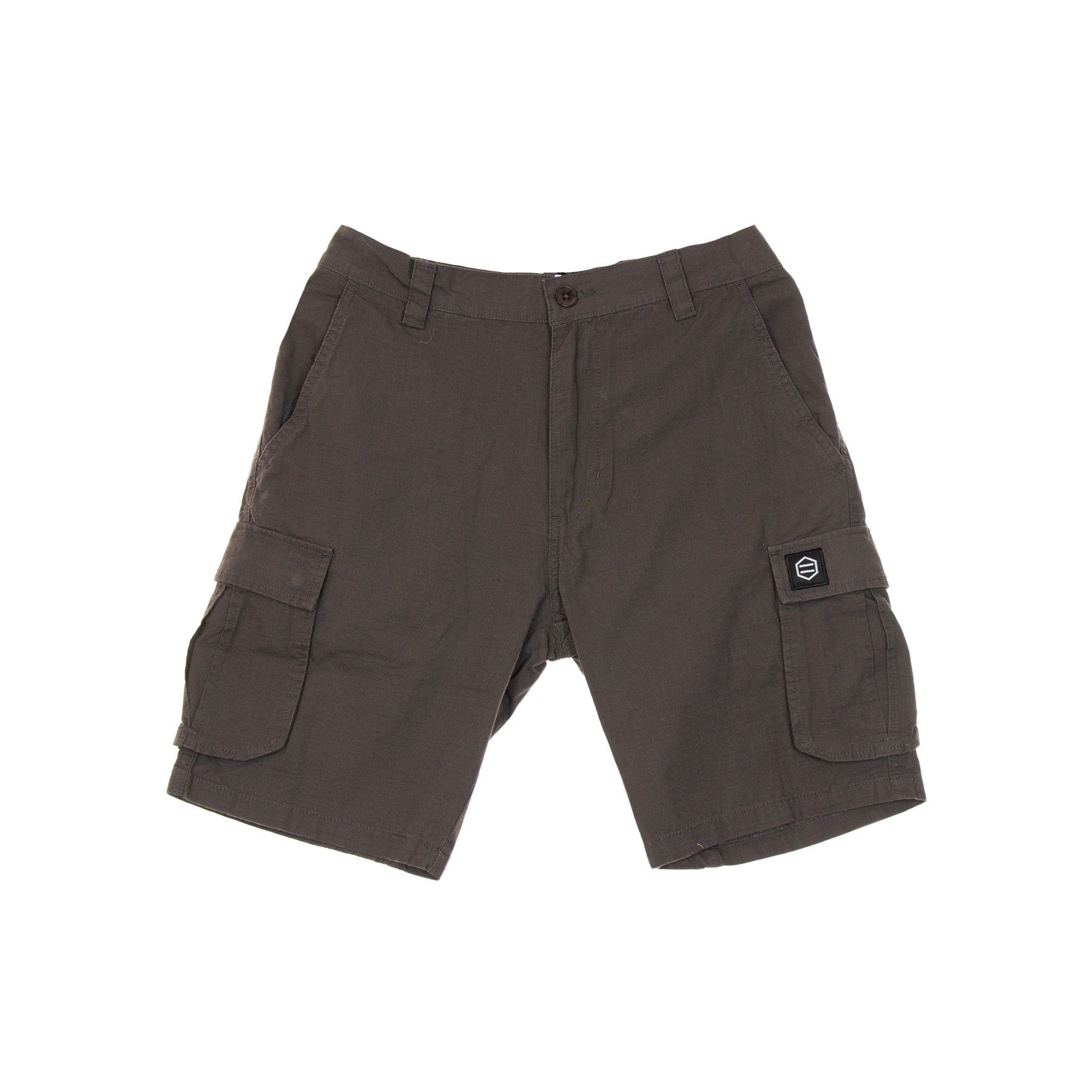 Short Men's Short Cargo Ripstop Pants Anthracite