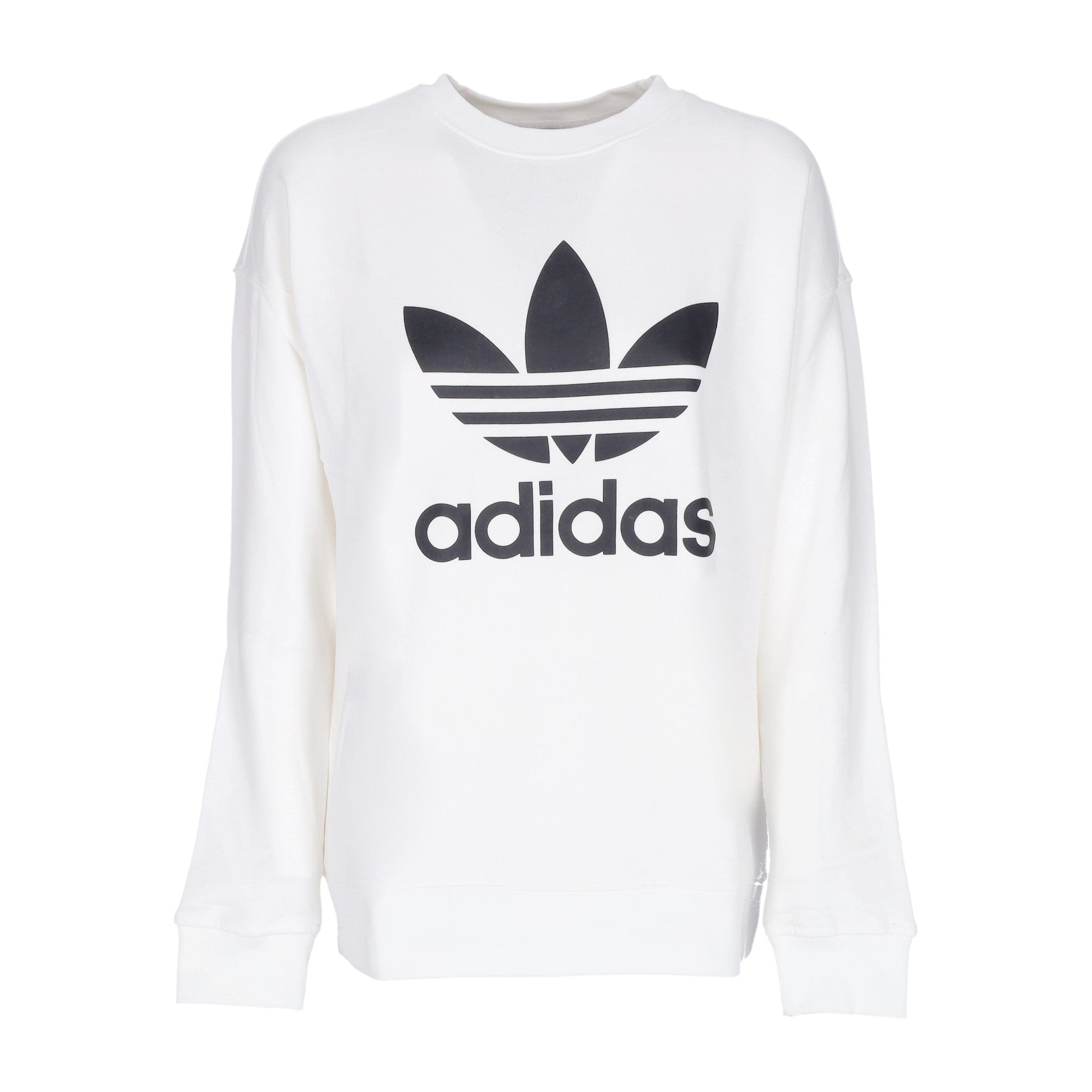 Women's Lightweight Crewneck Sweatshirt Trefoil Crewneck