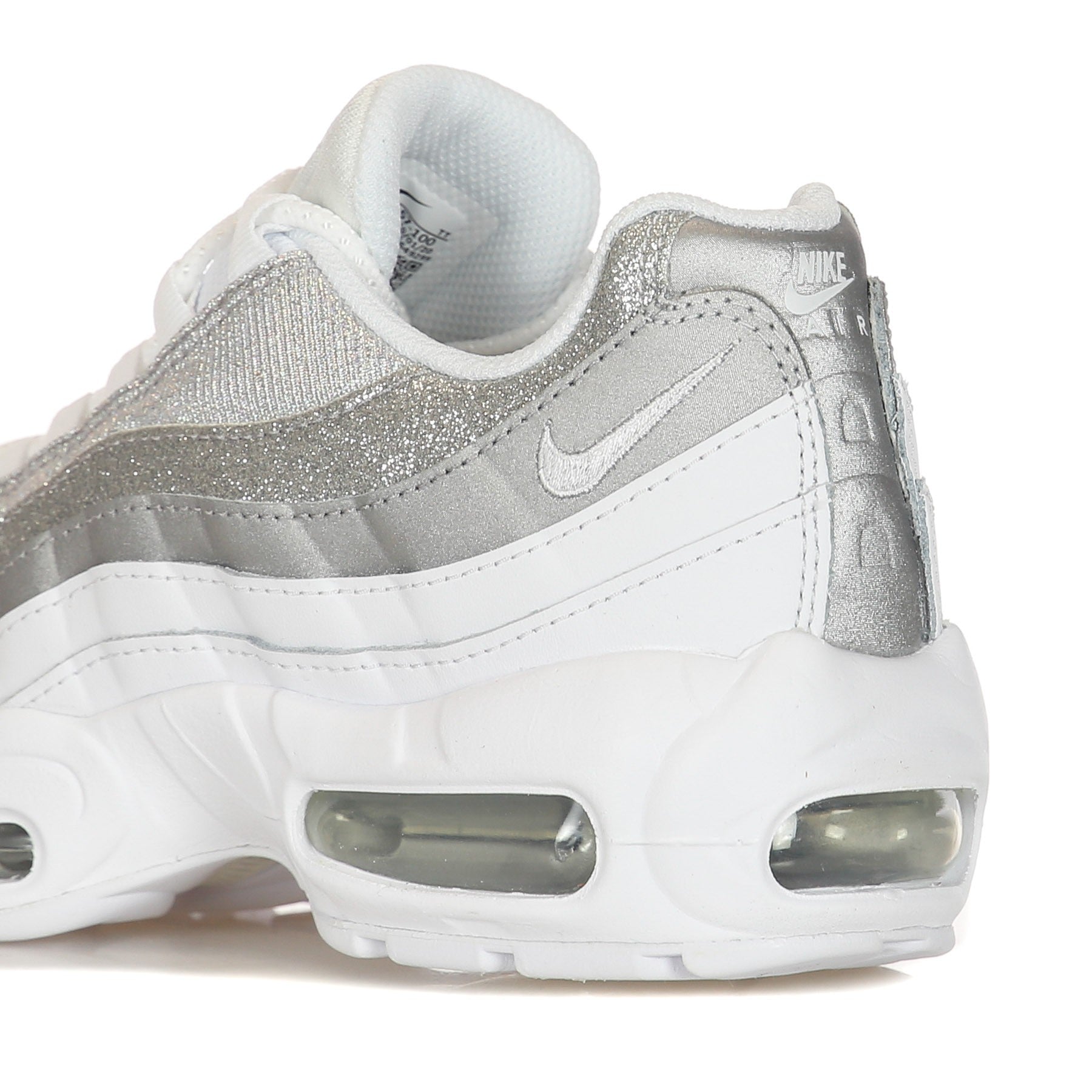 Scarpa Bassa Donna Wmns Air Max 95 White/white/metallic Silver