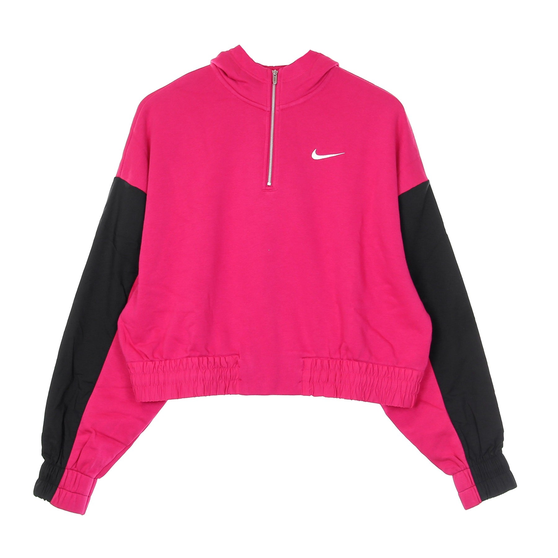 Women's Cropped Hoodie W Sportswear Icon Clash Hoodie Zip Fireberry