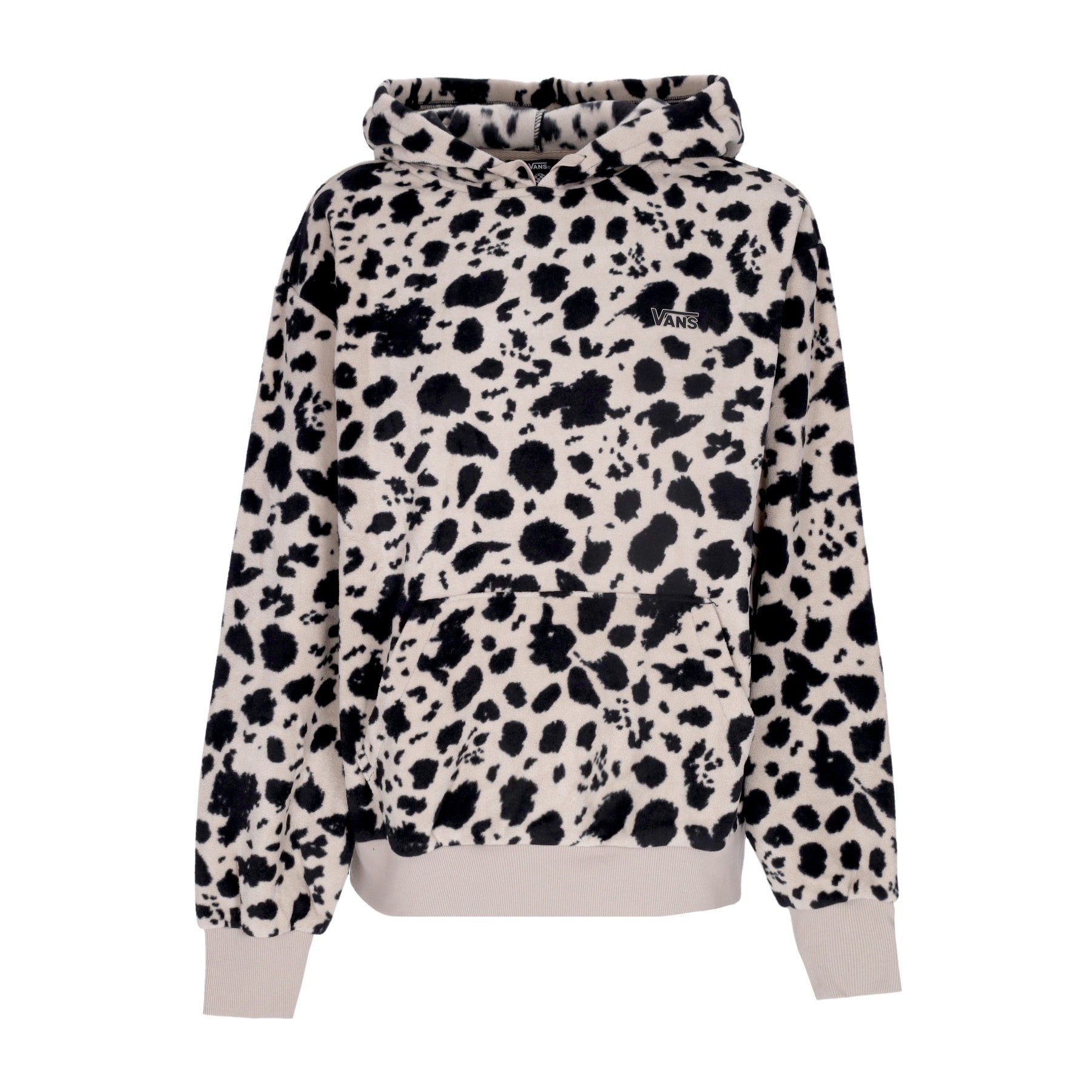 Vans Dooty Women's Hoodie L/s Hoodie Dotty Animal Black In Dotty Animal Black