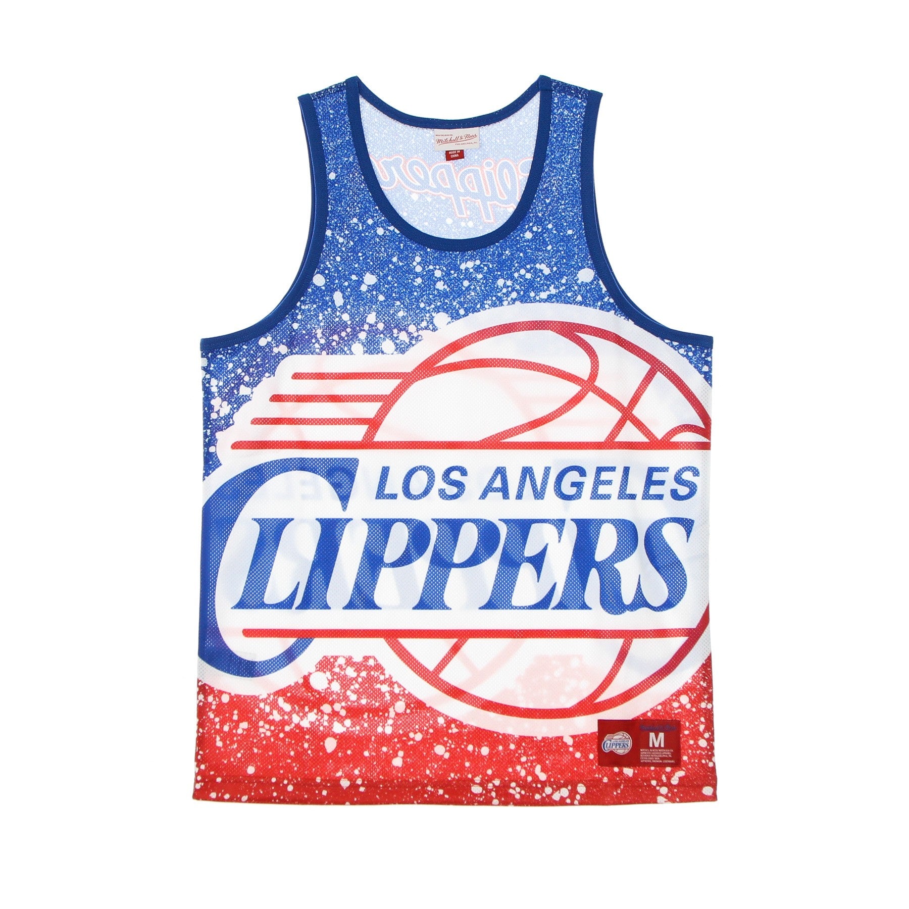 Basketball Type Men's Tank Top Nba Jumbotron Sublimated Mesh Tank Hardwood Classics Dennug original Team Colors