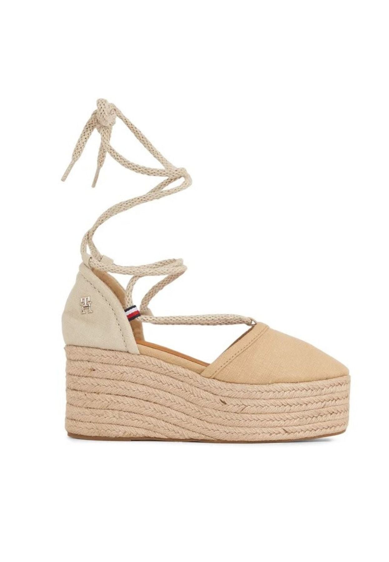 Tommy Hilfiger CLOSED TOE LINEN FLATFORM ESPADRILLES