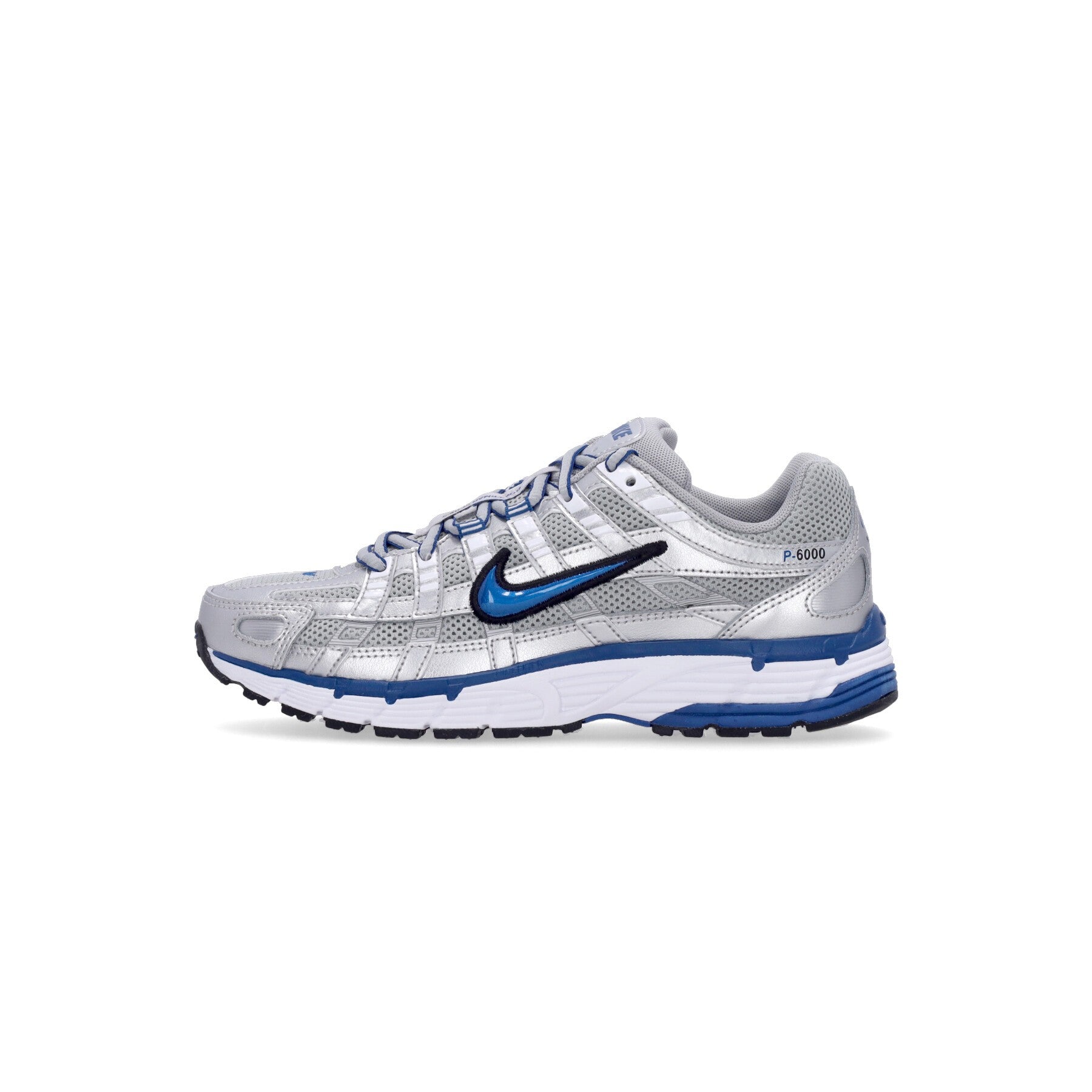 Scarpa Bassa Donna W P-6000 Metallic Silver/team Royal/white/black