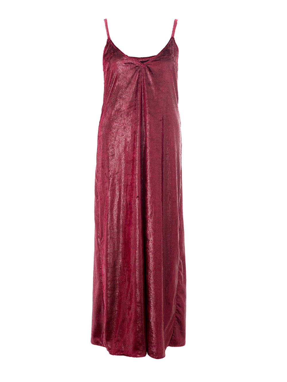 Dress Long shoulder strap Velvet Lucido