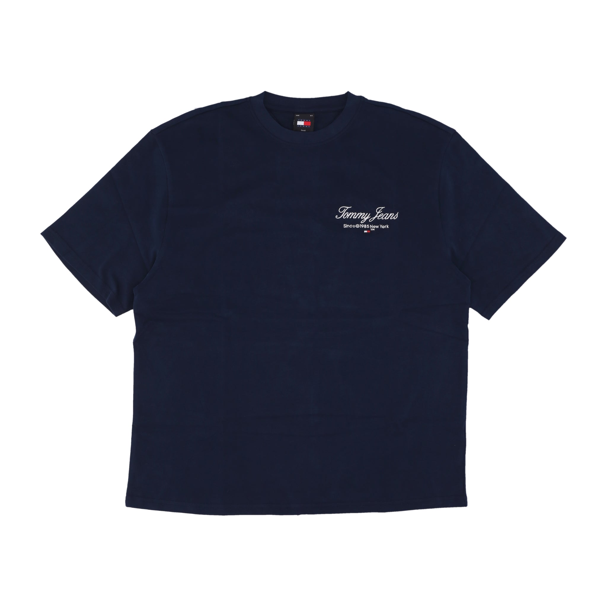 Men's Oversized Tj Serif Luxe Tee Dark Night T-Shirt