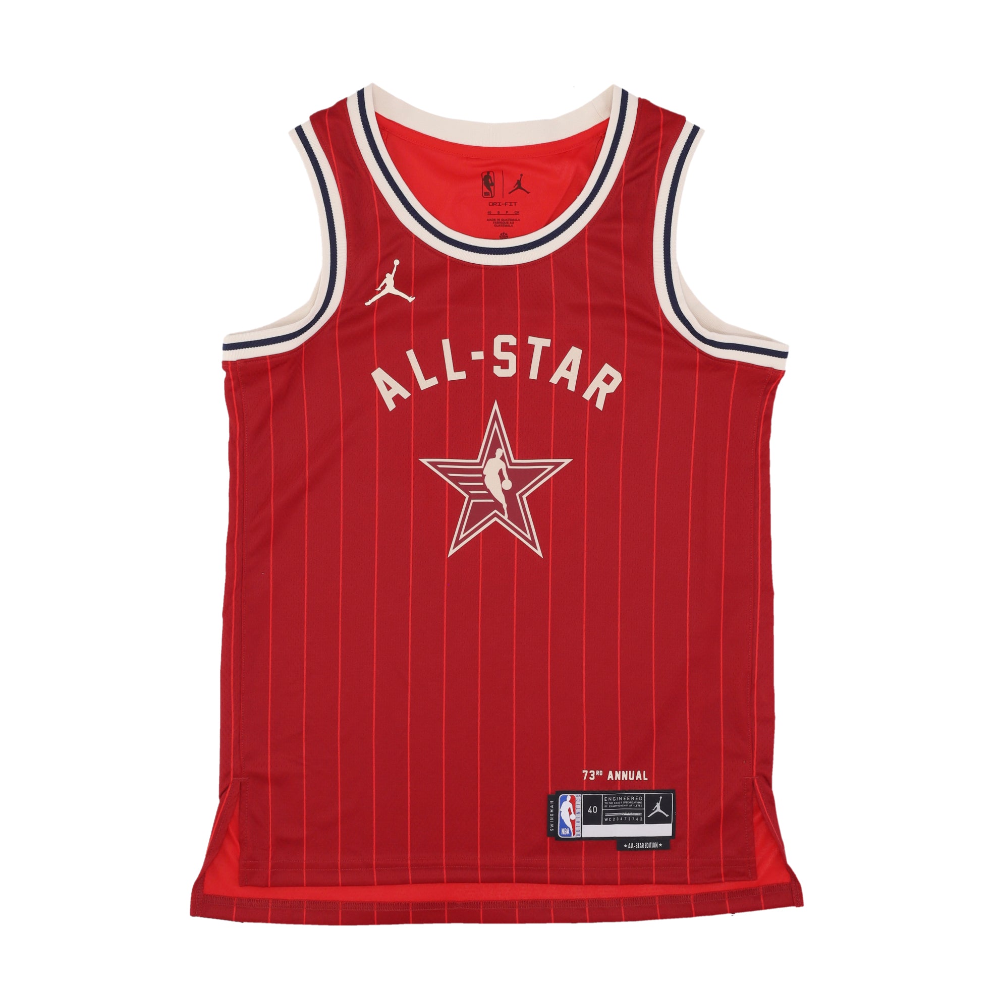 Men's Basketball Tank Top NBA All Star Game 2024 Dri-fit Swingman Jersey No 23 Lebron James Team West Team Crimson