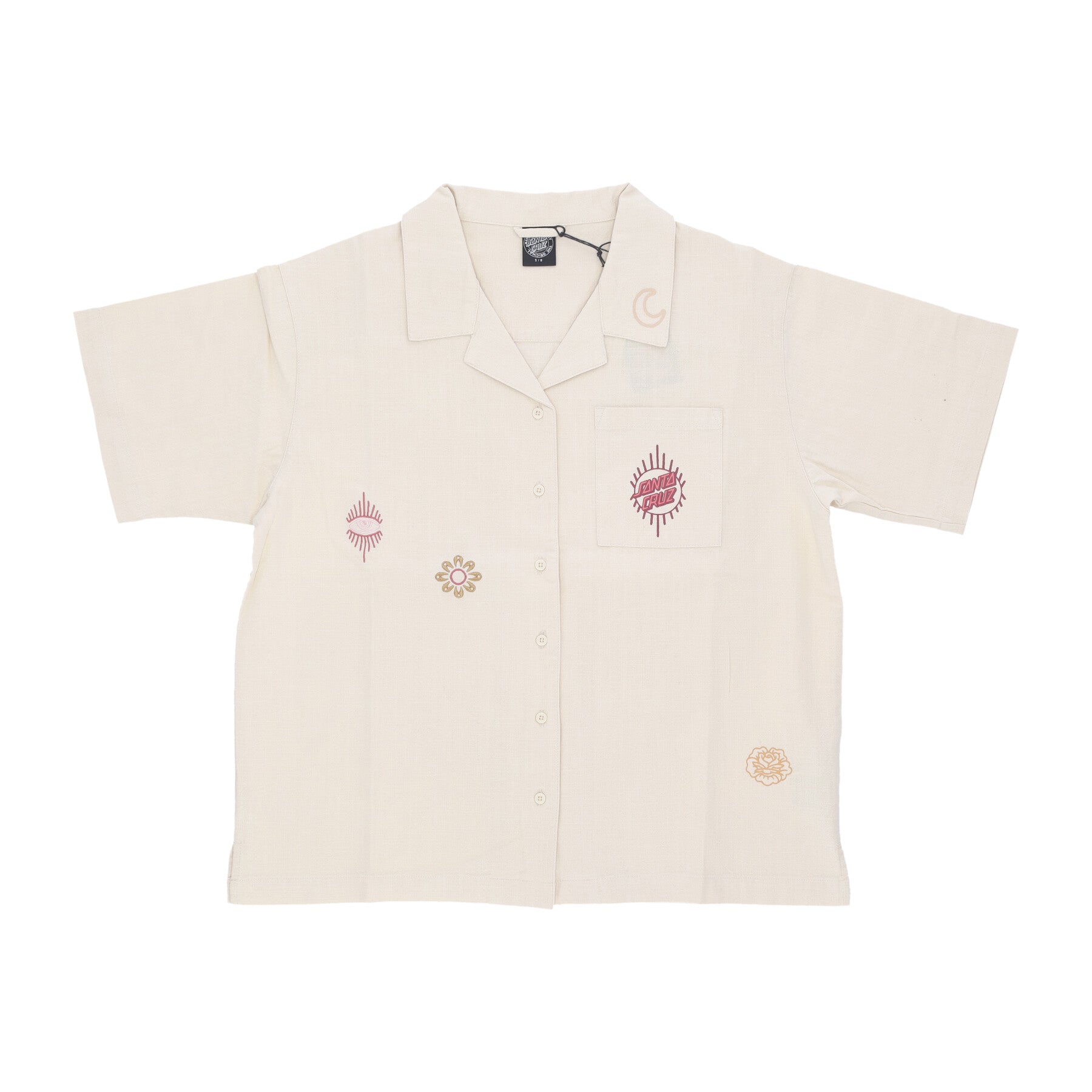 Women's Short Sleeve Scatter Shirt Off
