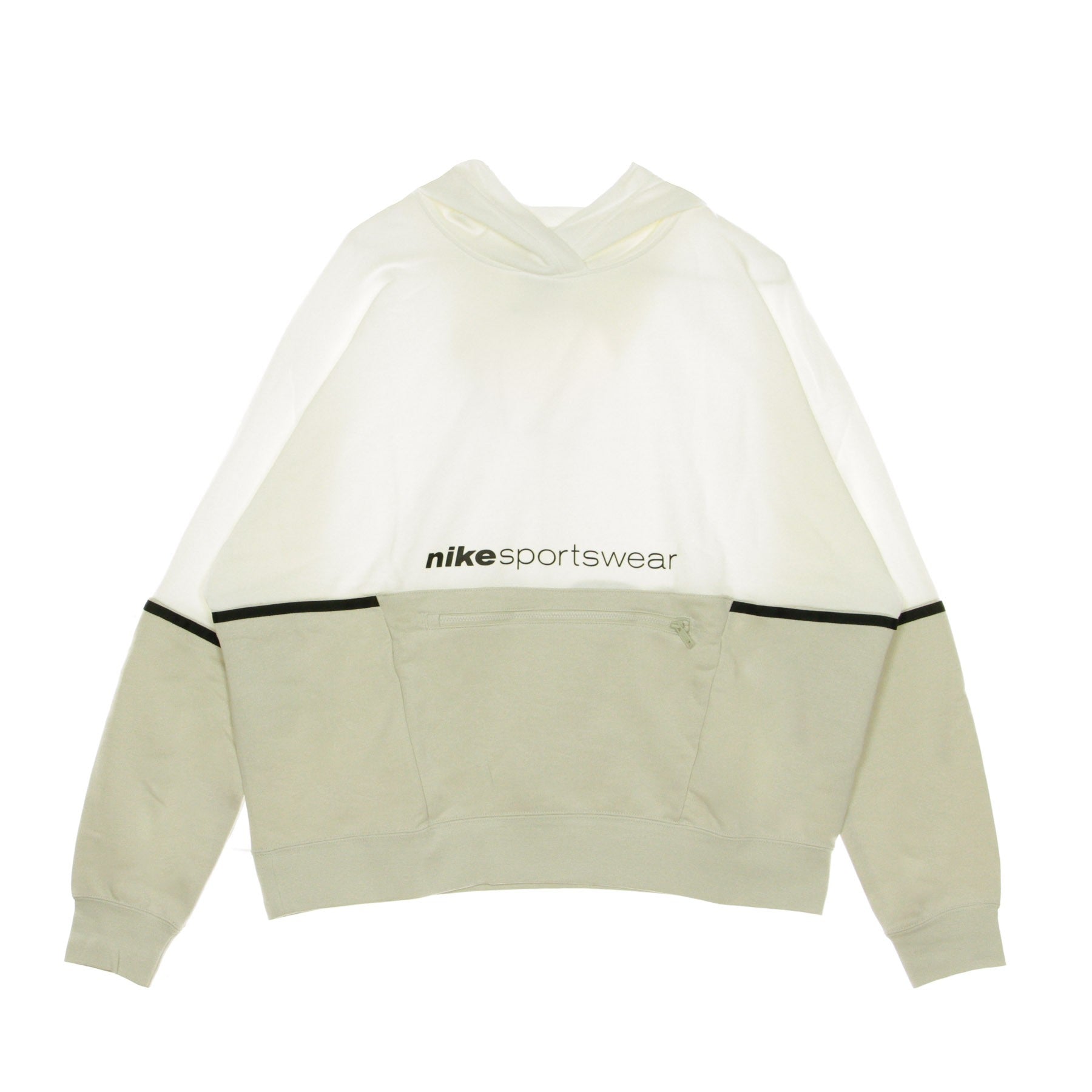 Lightweight Cropped Hoodie Women's Sportswear Archive Remix Hoody light Bone