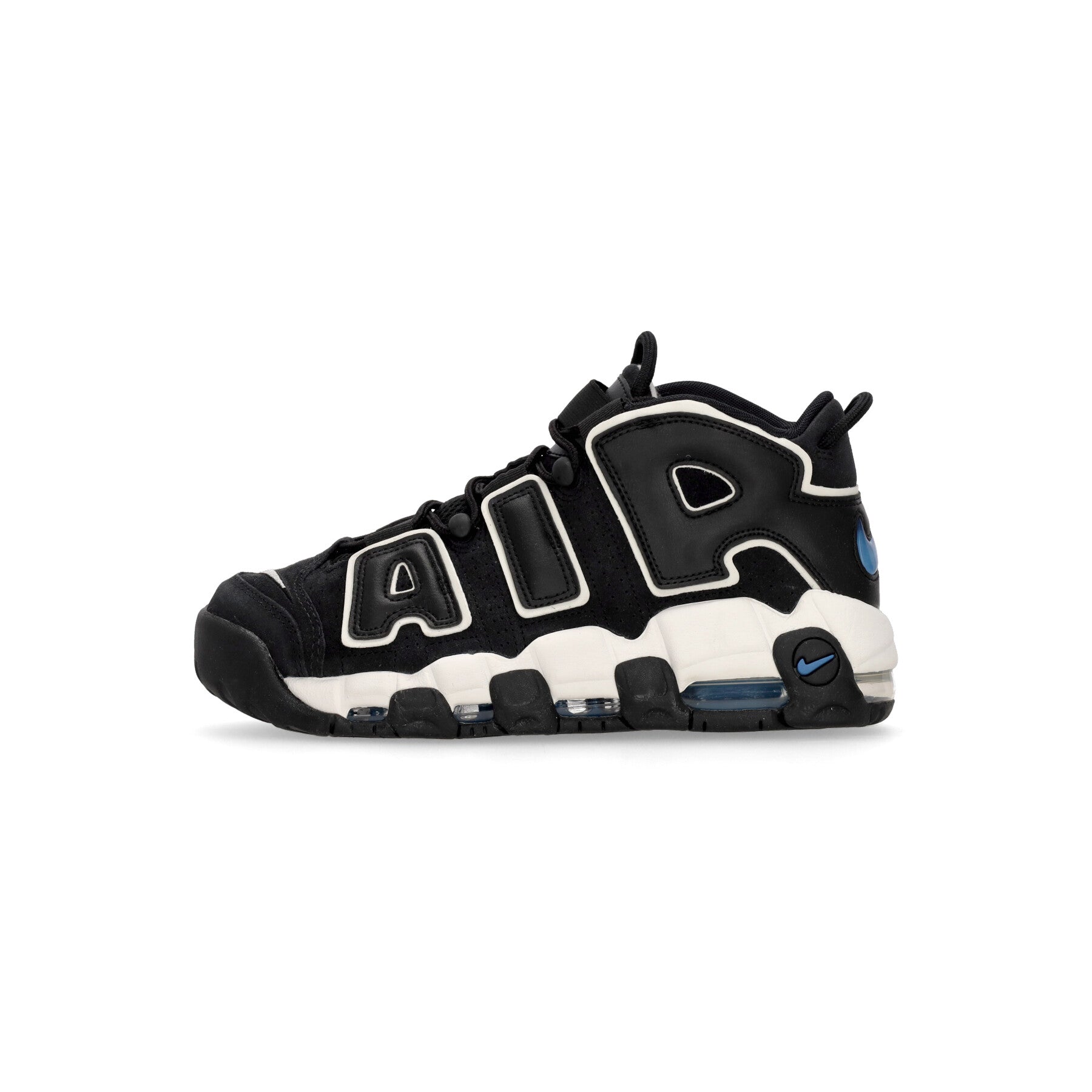 Scarpa Alta Uomo Air More Uptempo 96 Black/star Blue/summit White/sail