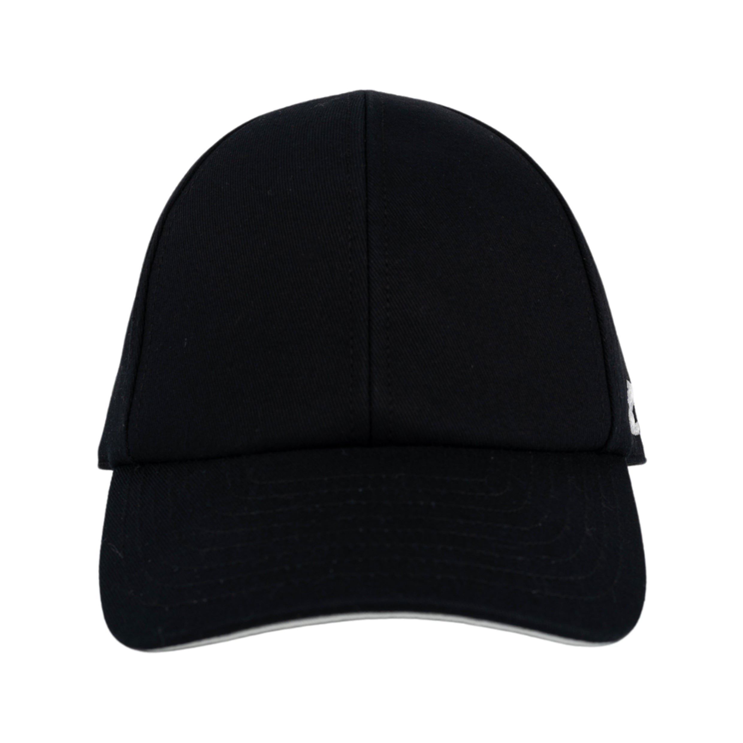 Courrèges Signature Cotton Hat In Black