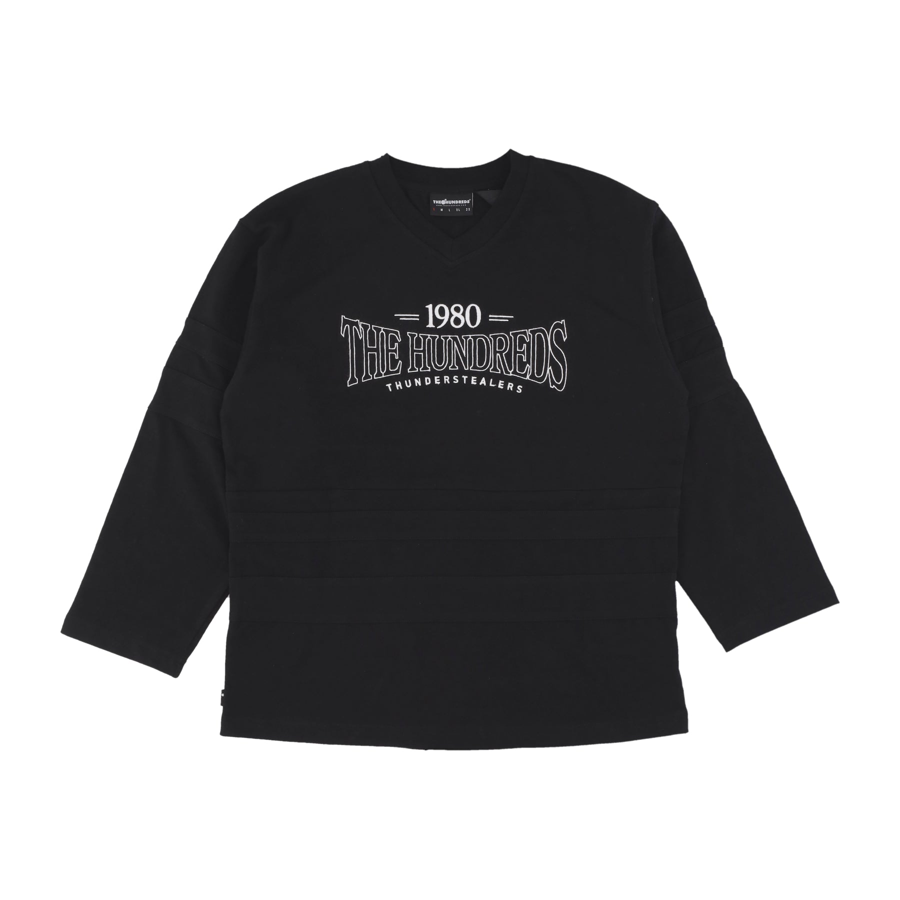 The Hundreds Men's Lightweight Hockey Sweatshirt All Star Hockey Jersey Black