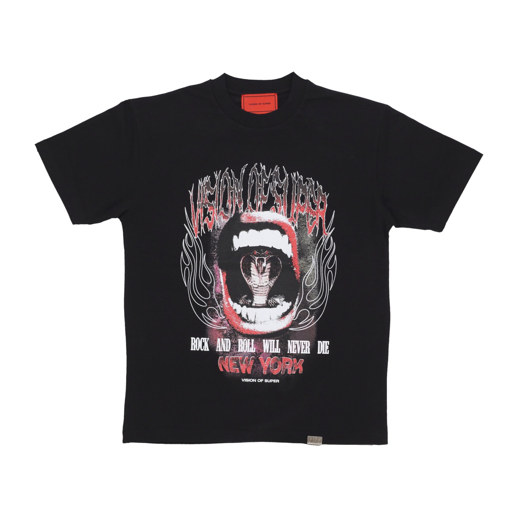 Cobra Mouth Print Tee Men's T-Shirt