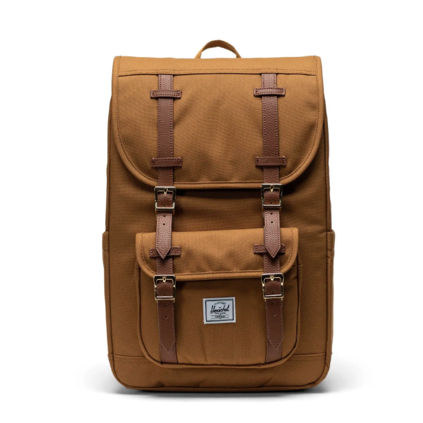 Zaino Unisex Little America Mid Backpack Bronze Brown