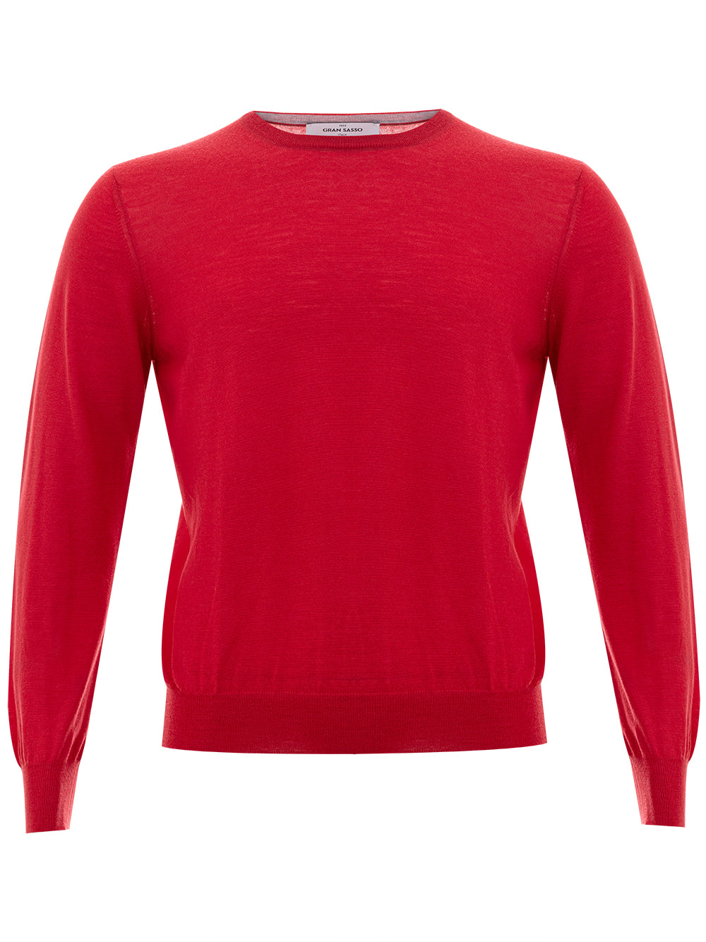 Round neck sweater in Gran Sasso