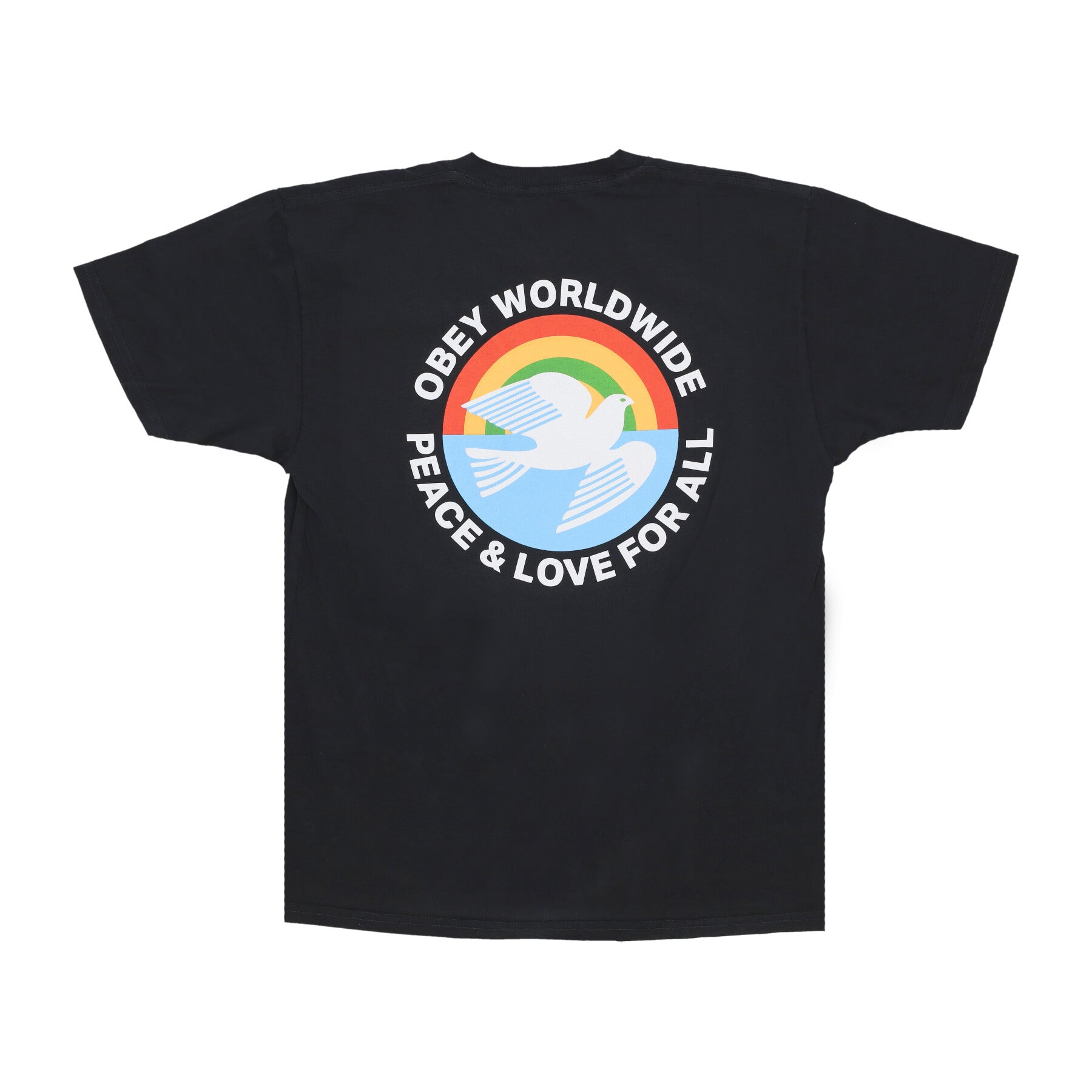 Peace & Love For All Men's T-Shirt Classic Pigment Tee Pigment Vintage