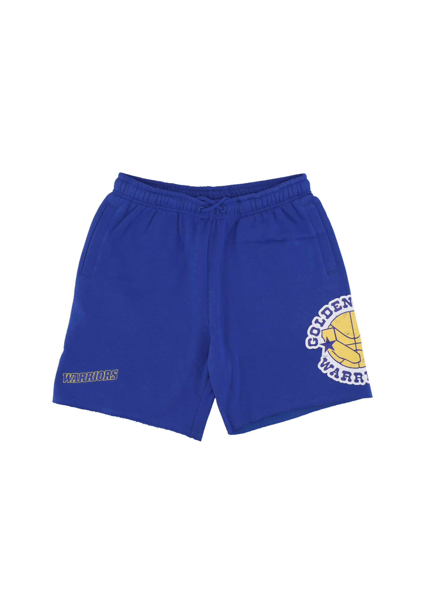Short Tracksuit Pants Men's Sweatshirt NBA Postgame Vintage Logo Fleece Short Golwar Royal