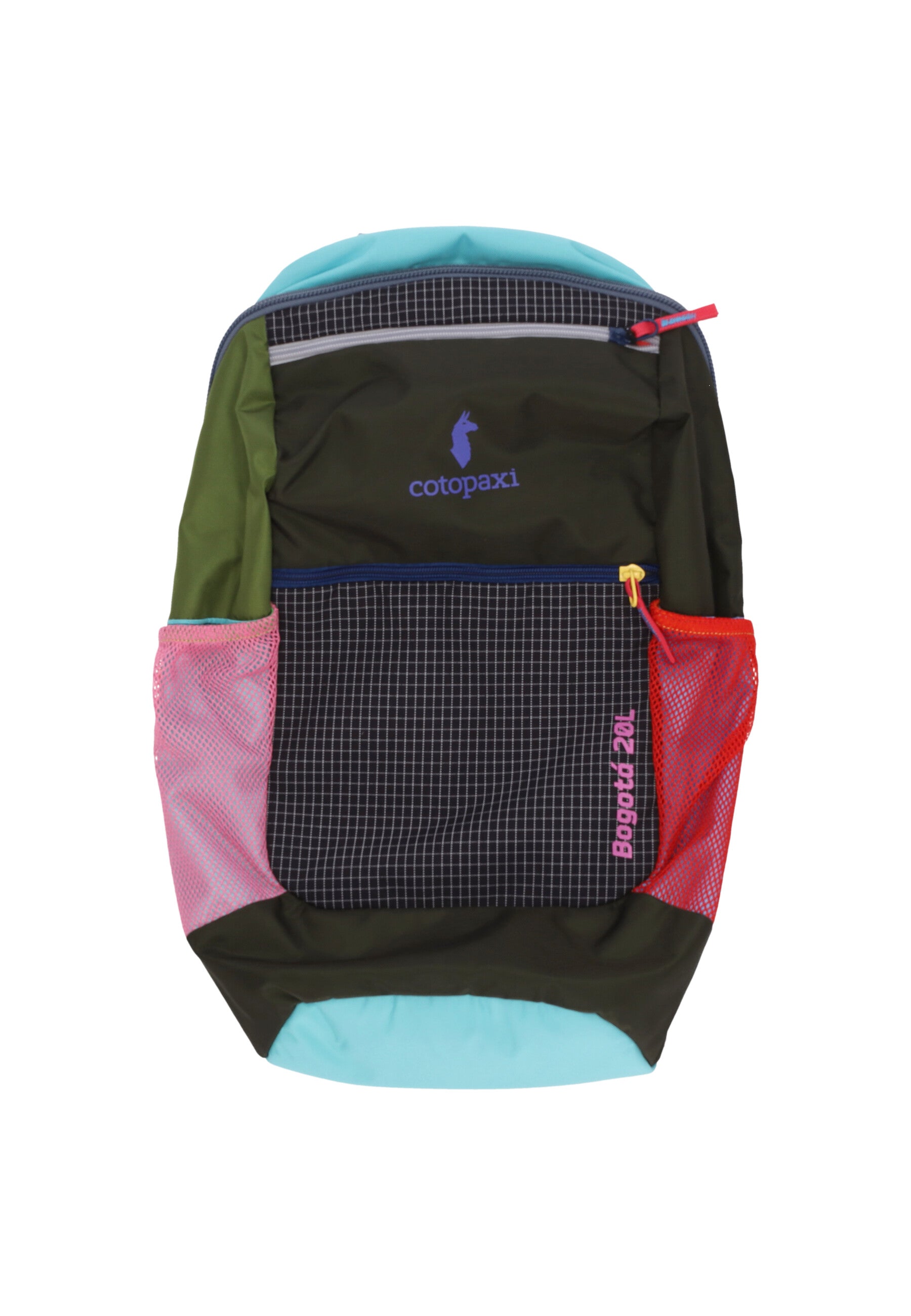 Zaino Unisex Bogota 20l Backpack Navy Check/dark Green/lavender