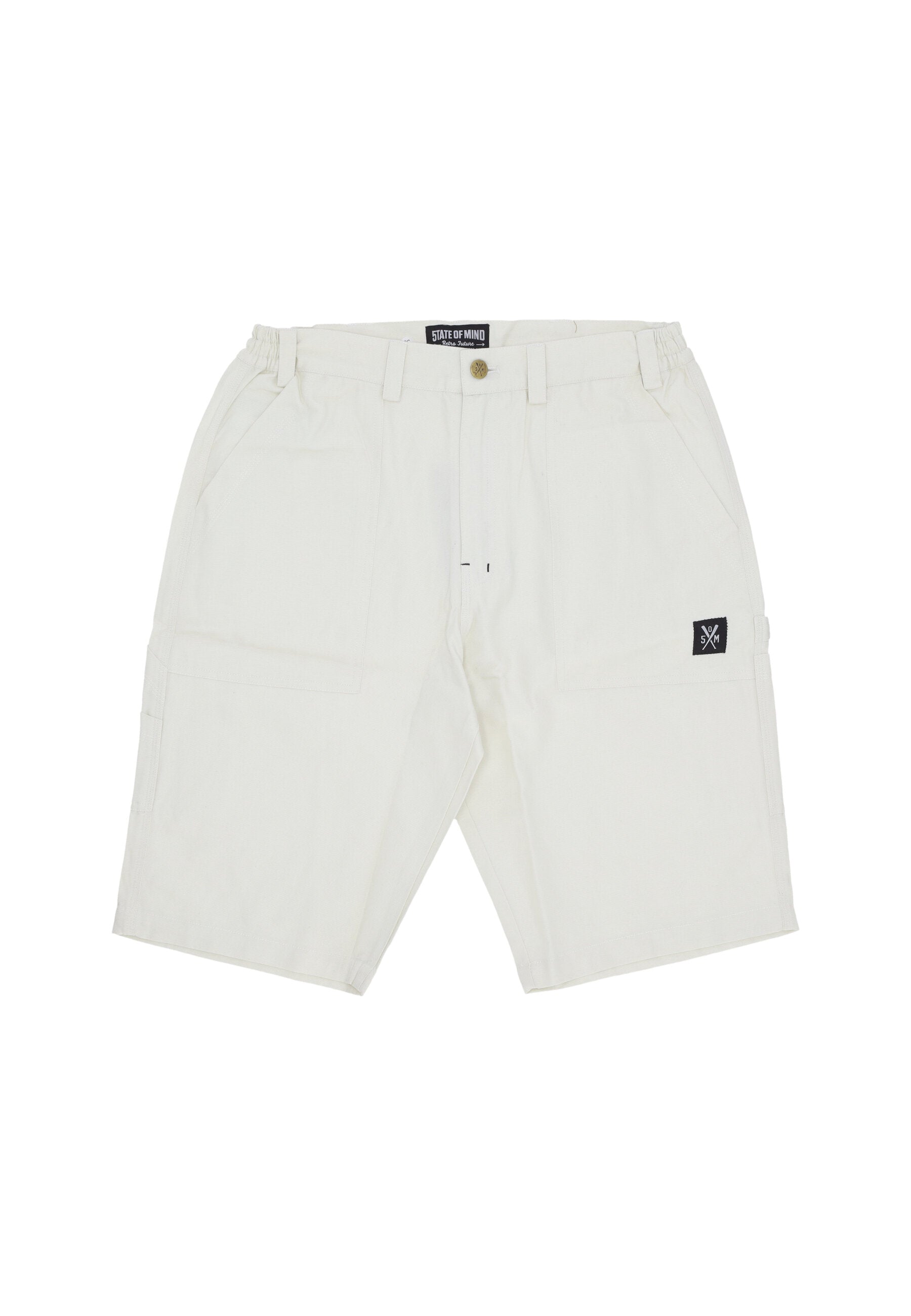 5tate Of Mind Men's Shorts Worker Shorts Off White In White