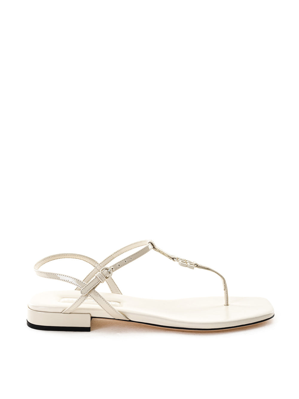 Sandal Infradito in Ivory Paint Miu Miu