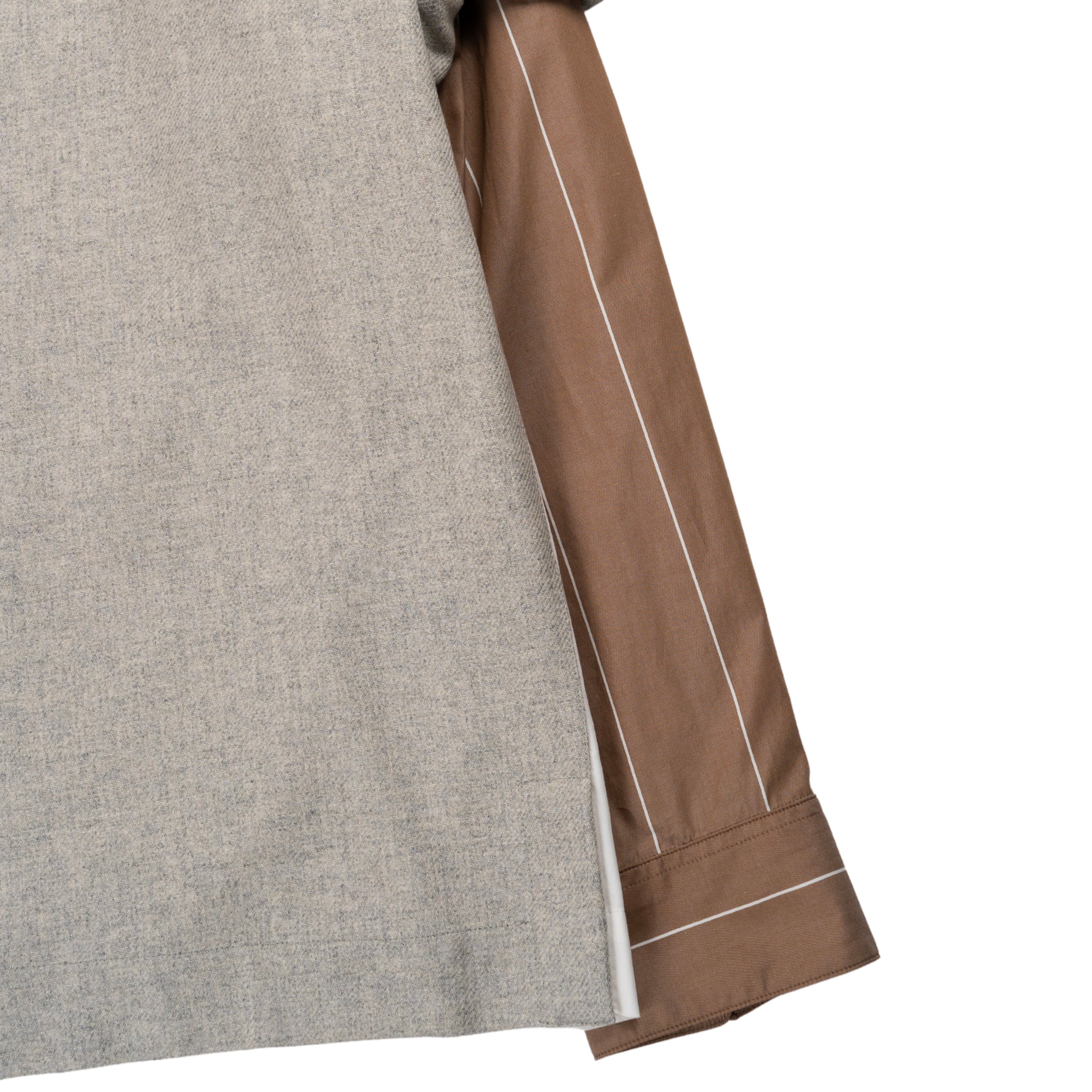 Regular fit double sleeve shirt in