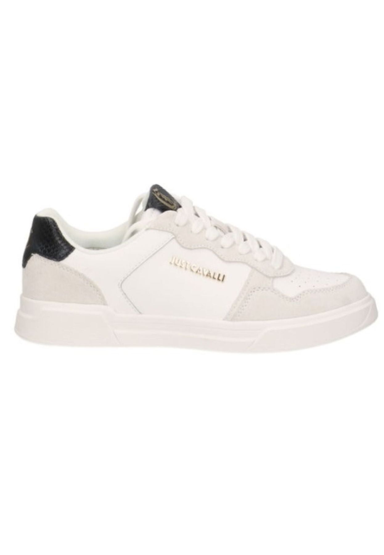 JUST CAVALLI GRAINY LEATHER sneakers