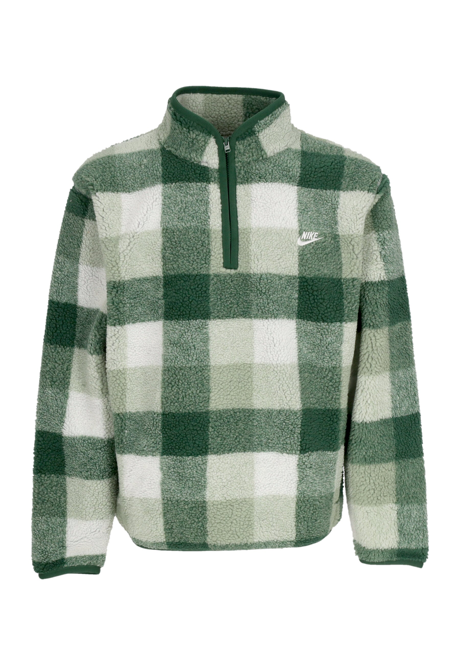 Men's Pile Jacket Club Winterized Half-zip Sweatshirt Fir sail jade Horizon