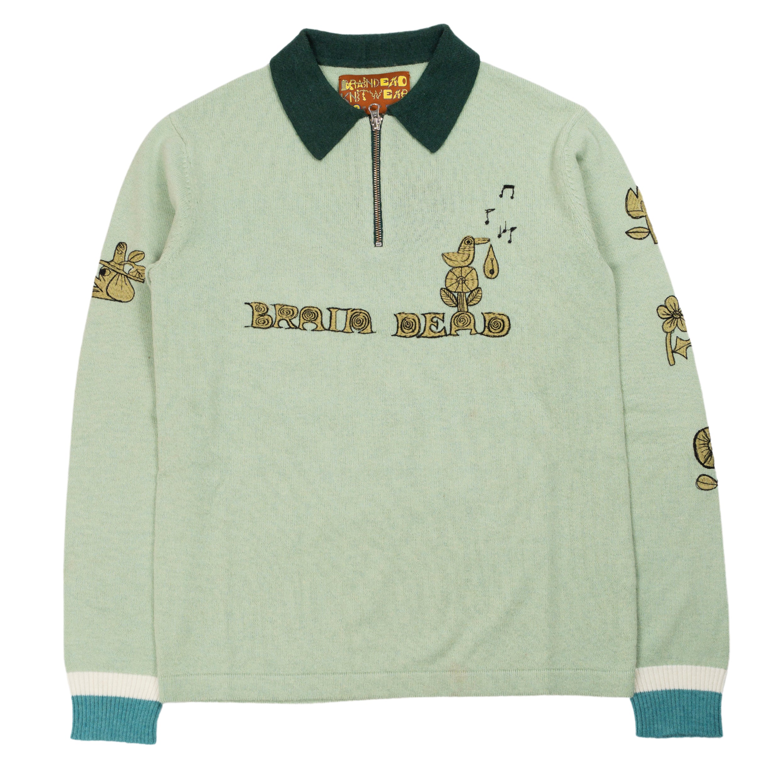 Lex Half Zip Sweater in Mint