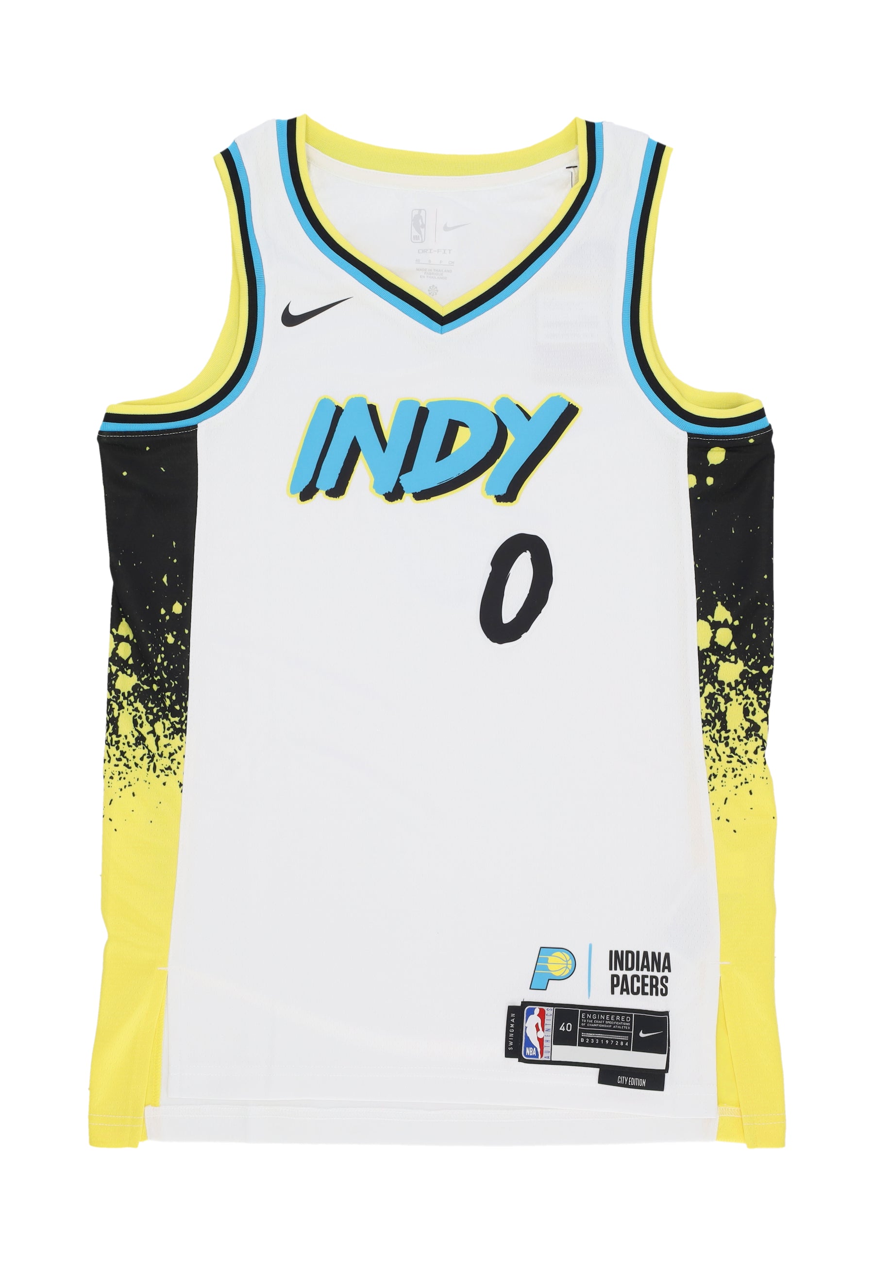 Men's Basketball Nba Dri Fit Swingman Jersey No 0 Tyrese Haliburton Indpac original Team Colors