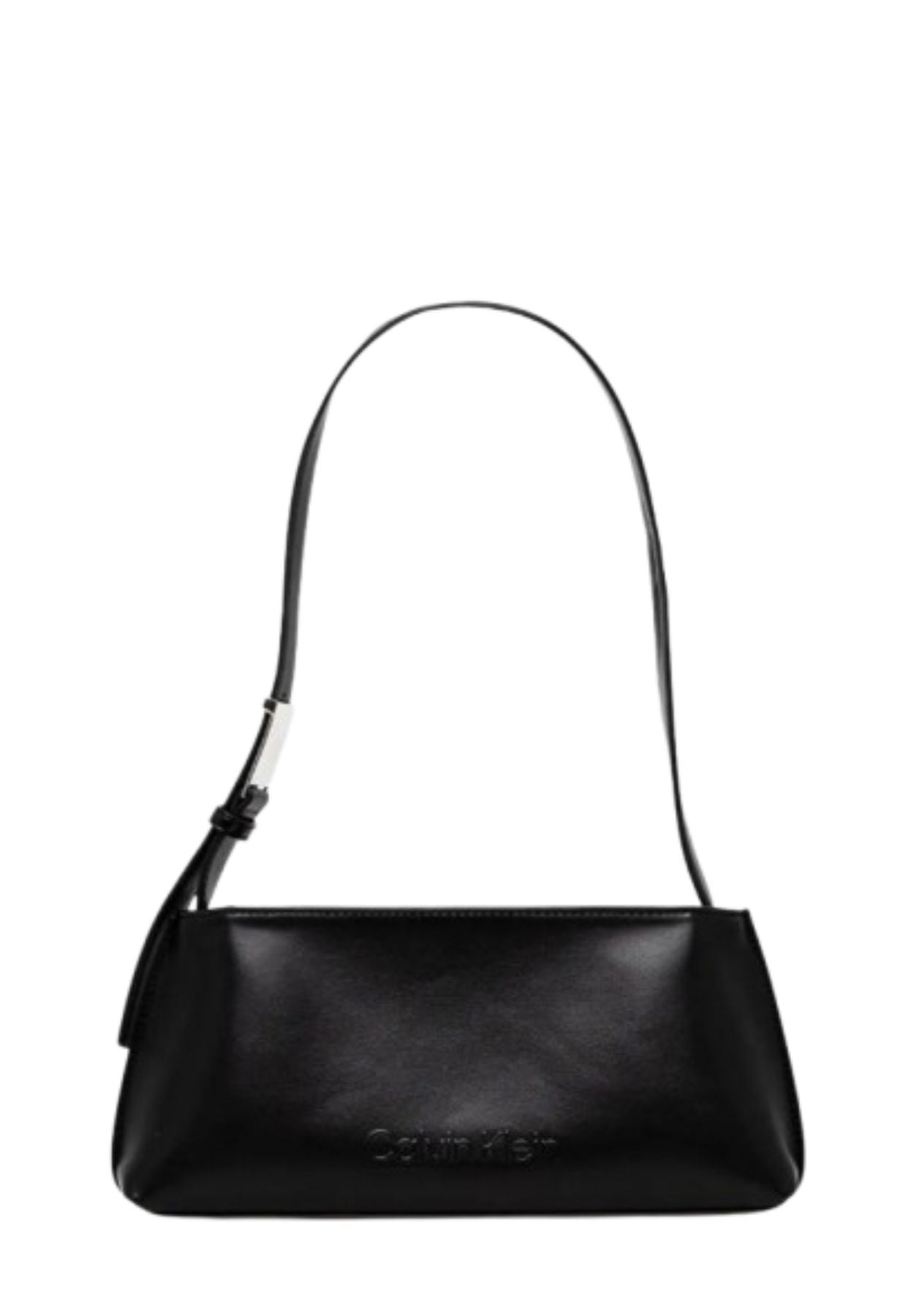 calvin klein EMBOSSED LOGO SHOULDER BAG