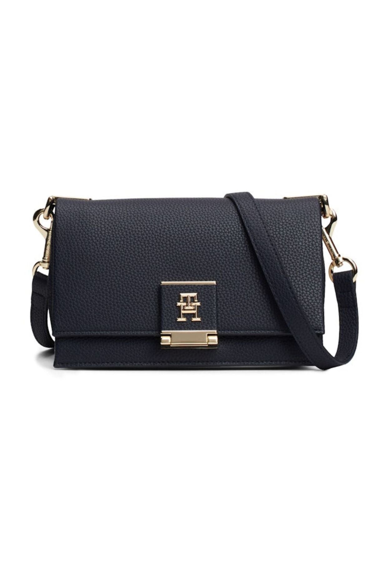 Tommy Hilfiger Th Her Crossover Corp. Bag In Black