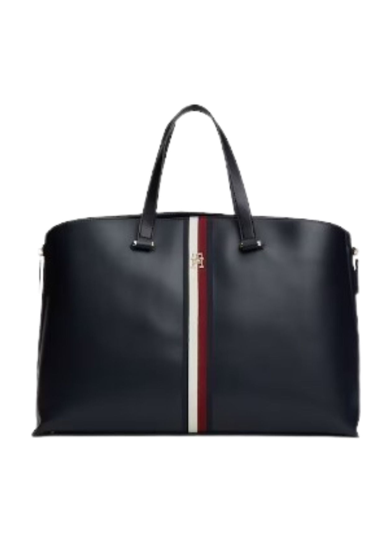 Tommy Hilfiger Th Modern Tote Bag Corp In Black