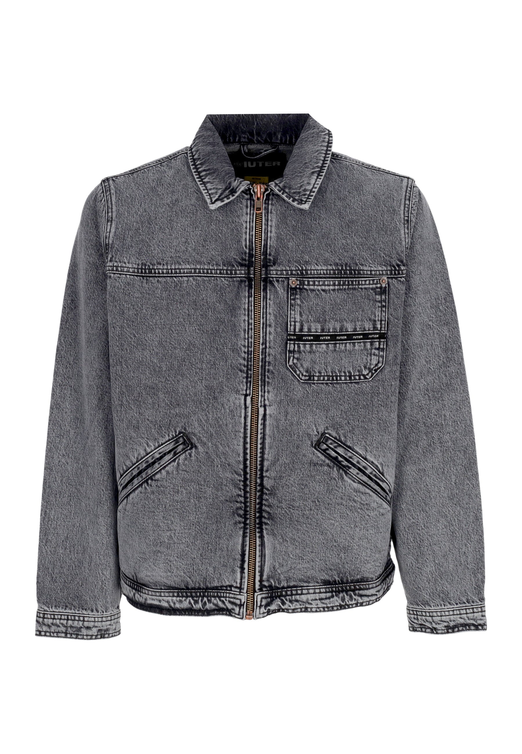Jacket Jeans Man Seam Denim Ally Jacket Bleach